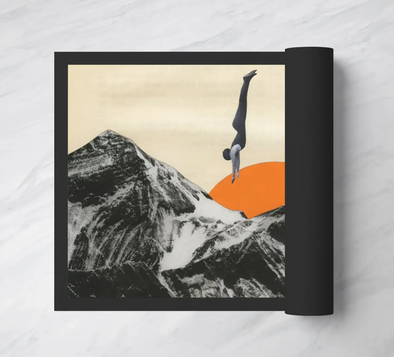 Living Dangerously doormat by Cassia Beck Collage