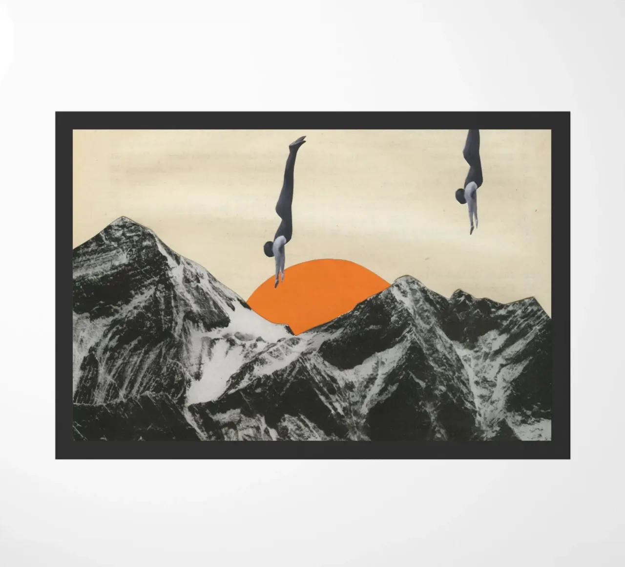 Vivere pericolosamente zerbino da Cassia Beck Collage