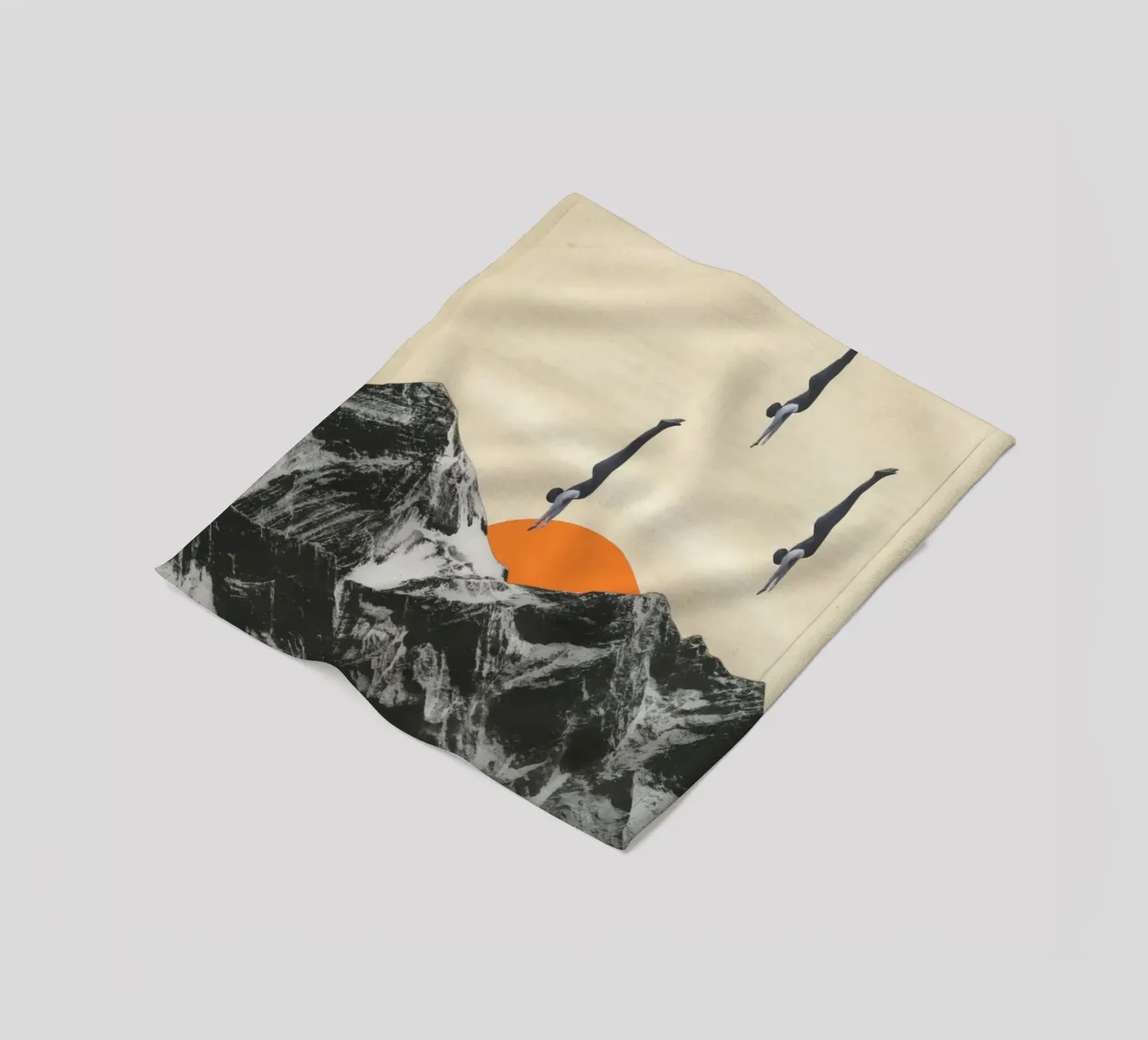 Vivere pericolosamente coperta in pile da Cassia Beck Collage