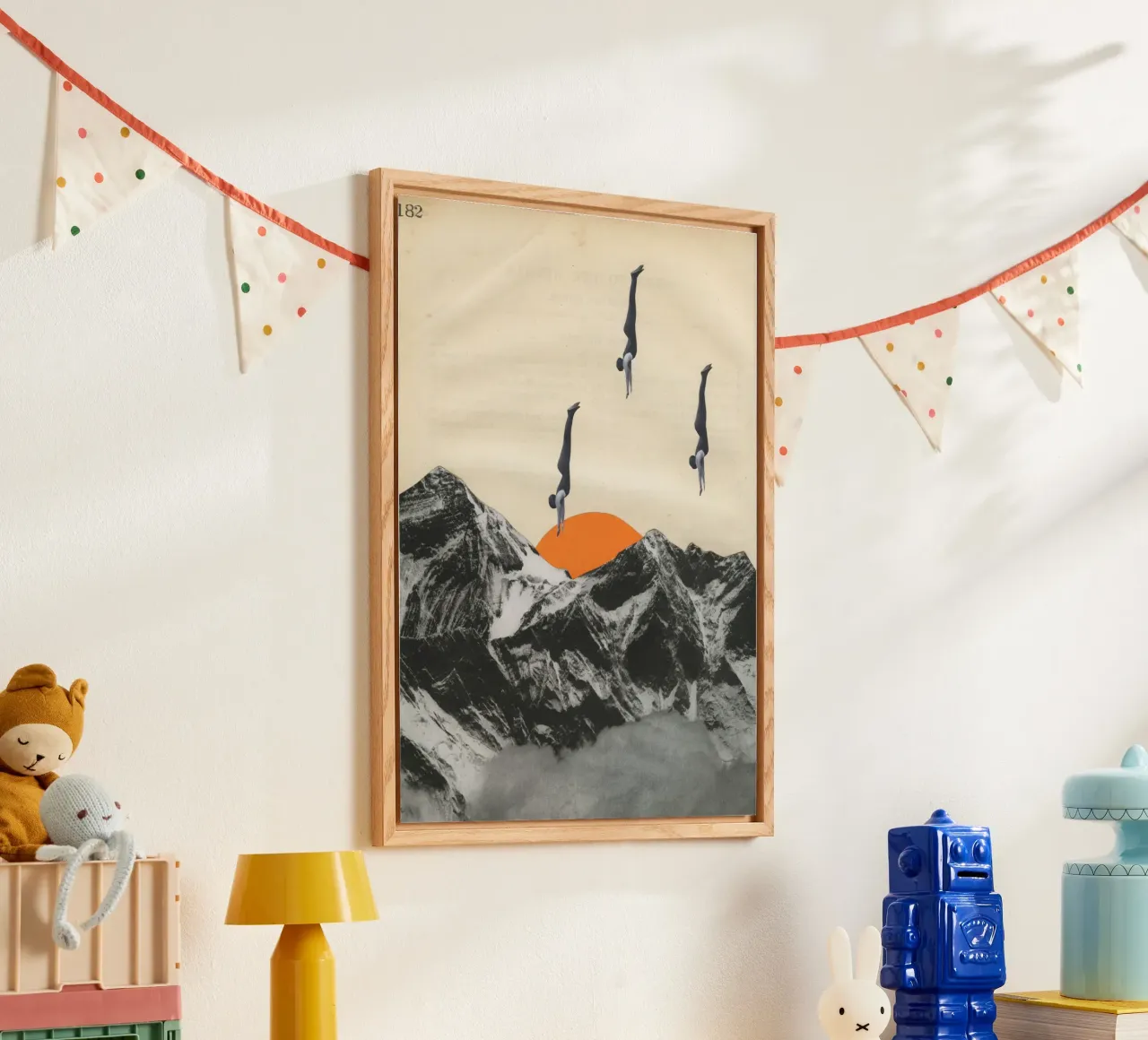 Vivere pericolosamente plexiglass da Cassia Beck Collage