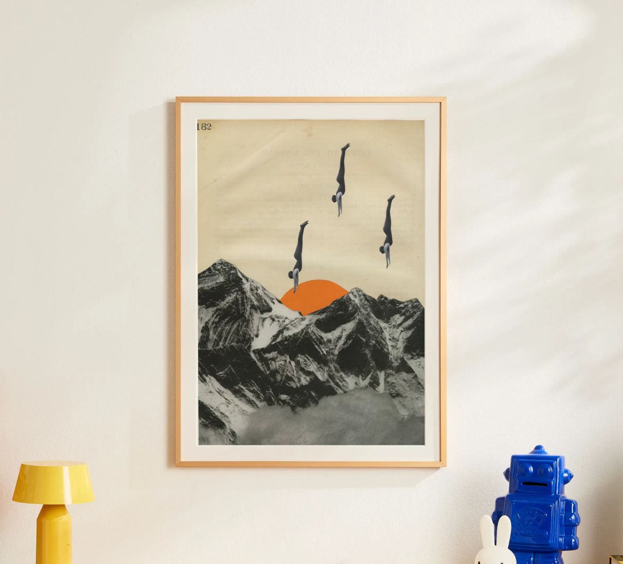 Vivere pericolosamente poster da Cassia Beck Collage