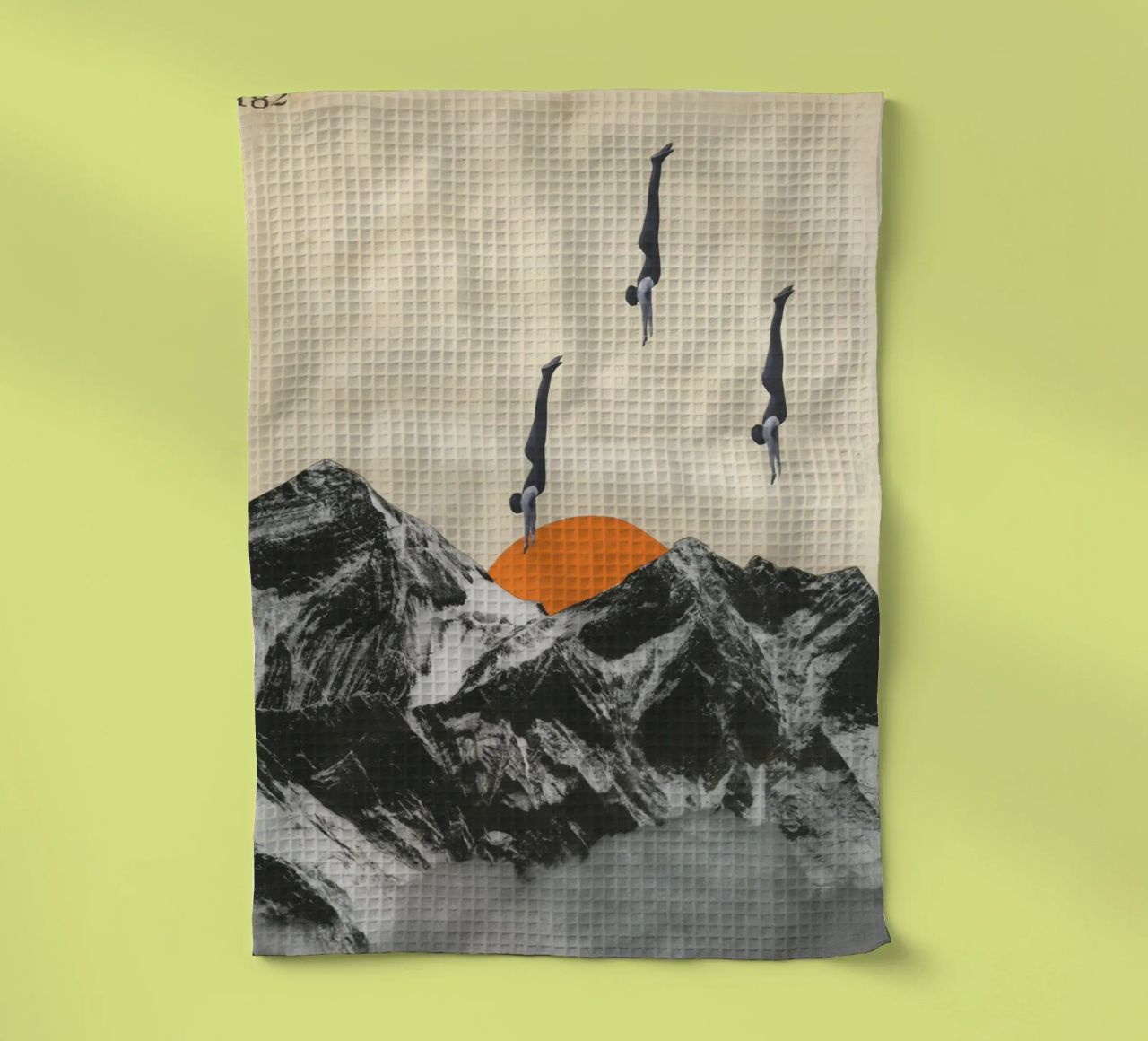 Vivere pericolosamente canovaccio da cucina da Cassia Beck Collage
