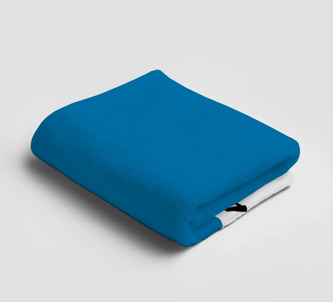Pantone Bright Cobalt Color Block | Aesthetic Minimalist Pri towel by NorwesClub