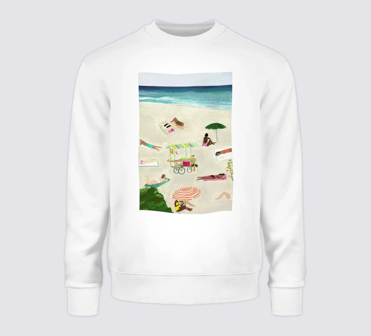 Beach Day felpa da Isabelle Vandeplassche
