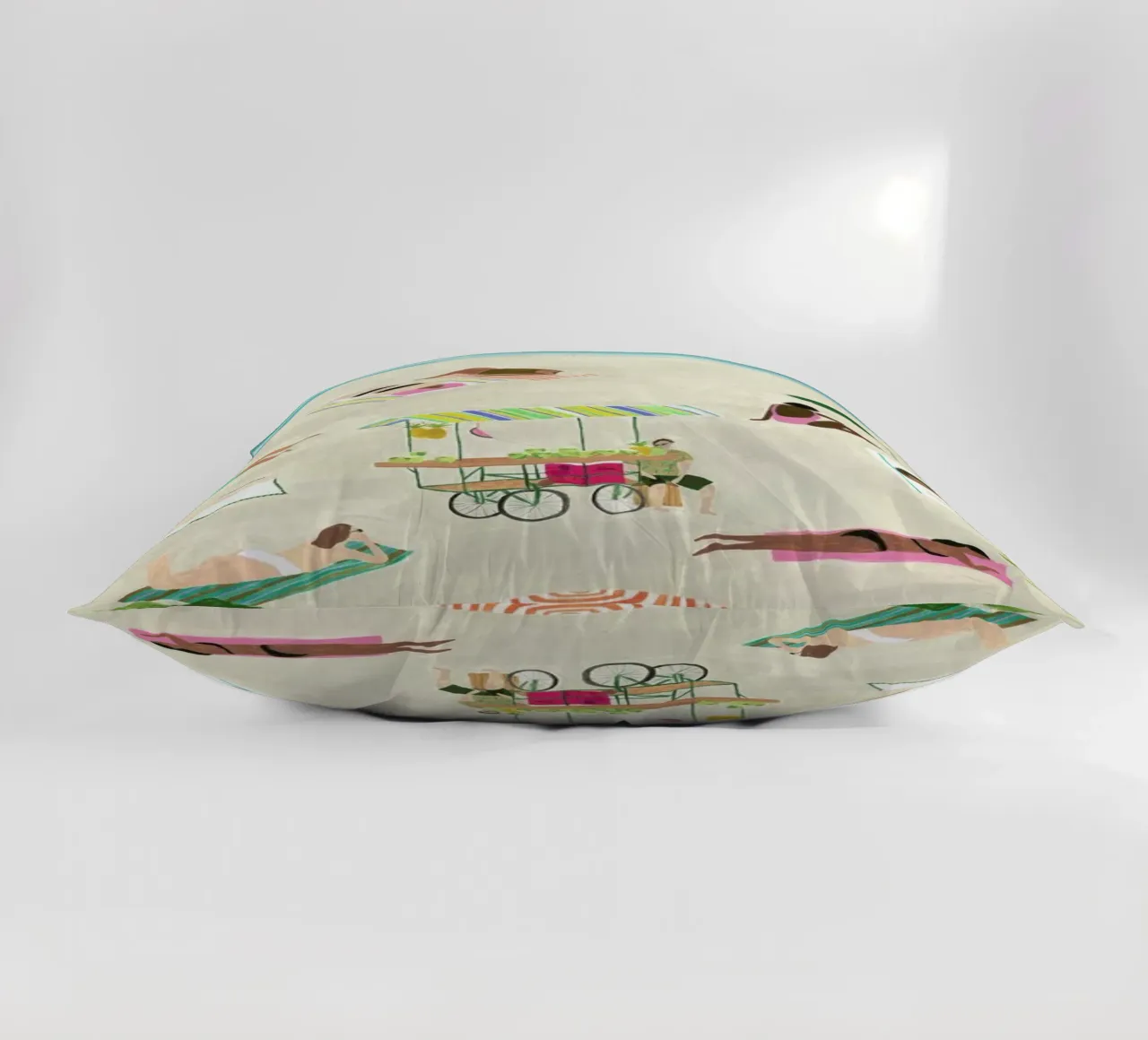 Beach Day Kissen von Isabelle Vandeplassche