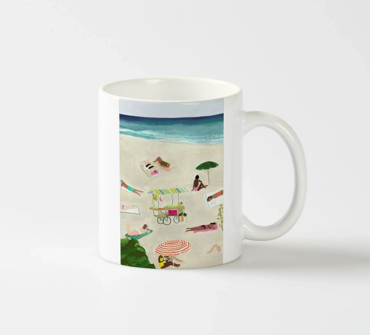 Beach Day tazza in ceramica da Isabelle Vandeplassche