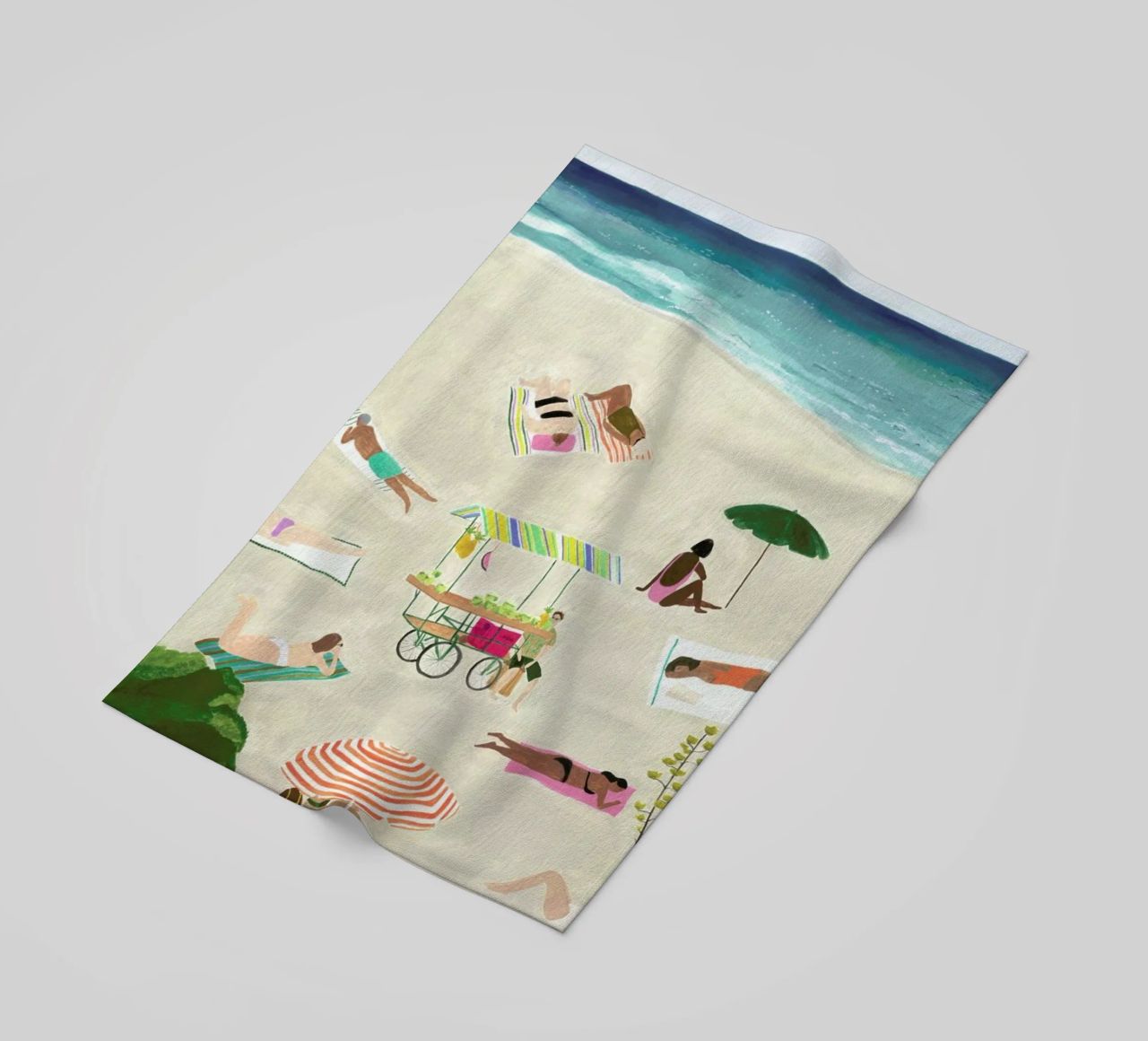 Beach Day telo mare da Isabelle Vandeplassche