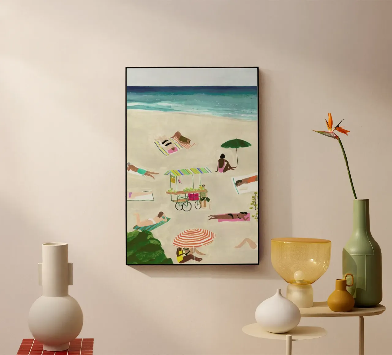 Beach Day plexiglass da Isabelle Vandeplassche