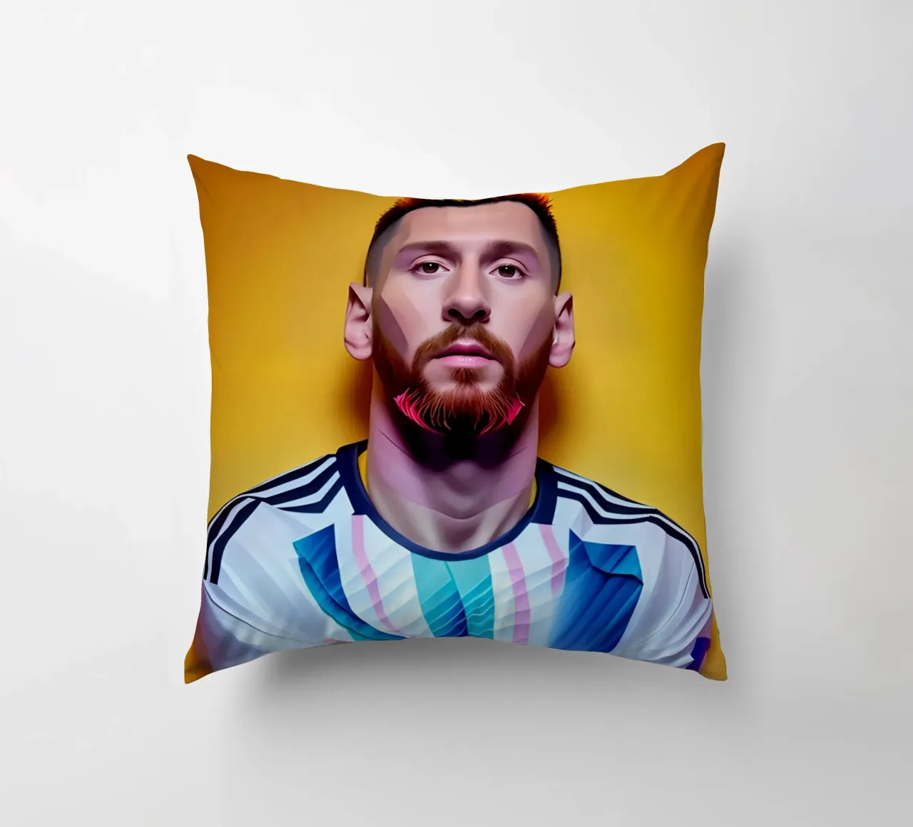 Messi potrait neon wpap cuscino da BONANZA