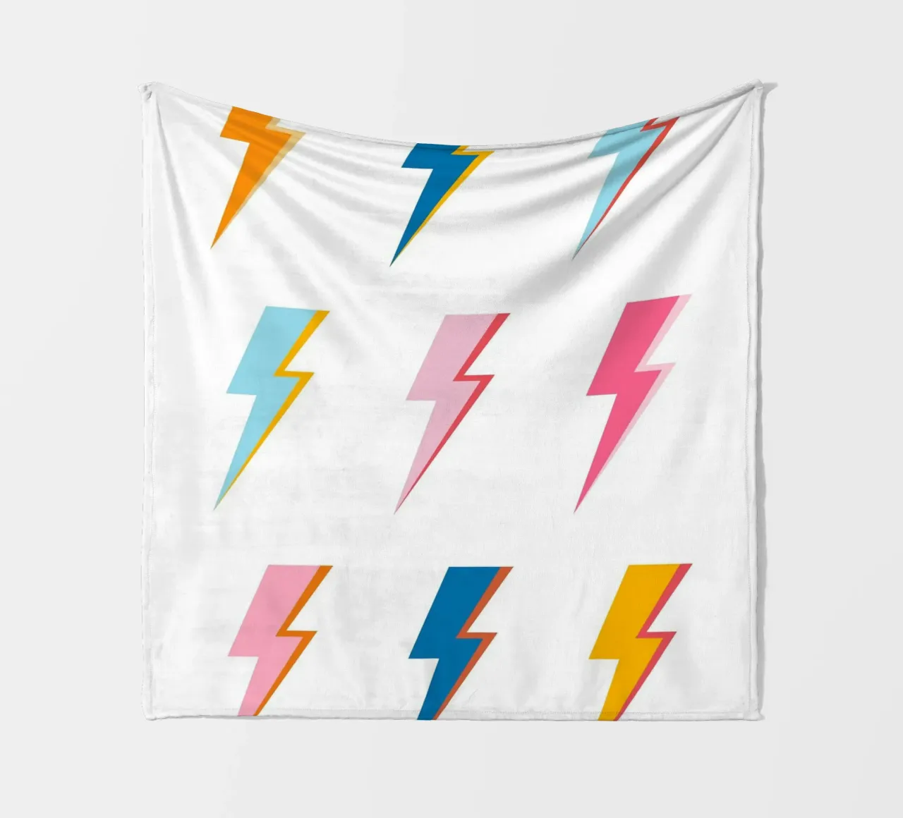 Lampi di luce Pop Art - Estetica moderna e colorata retrò coperta in pile da NorwesClub