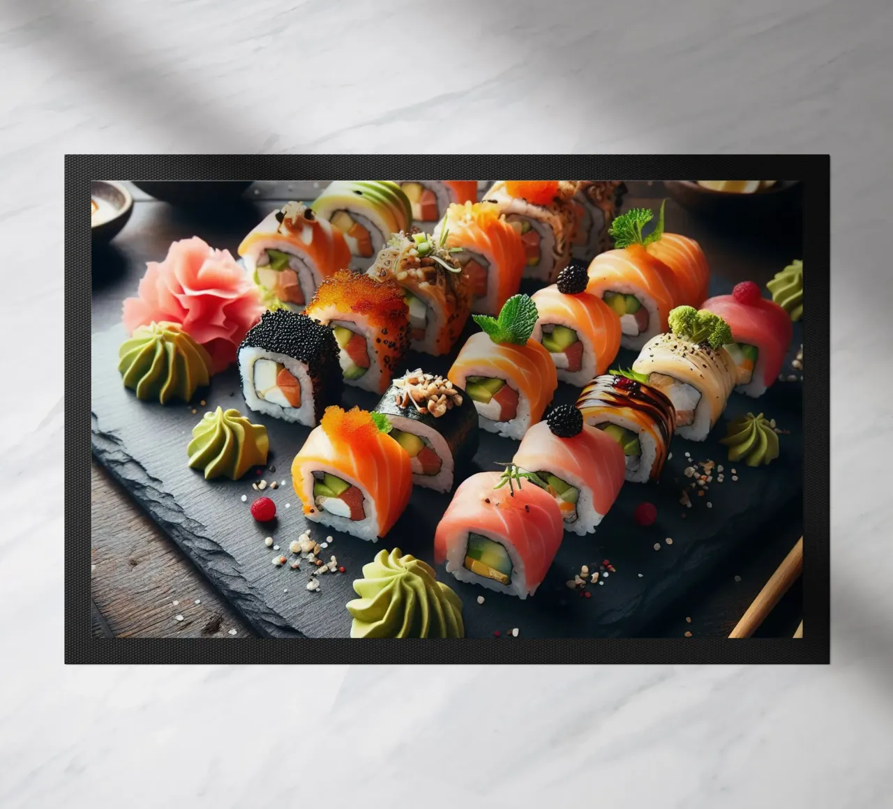 sushi zerbino da The tasty wall
