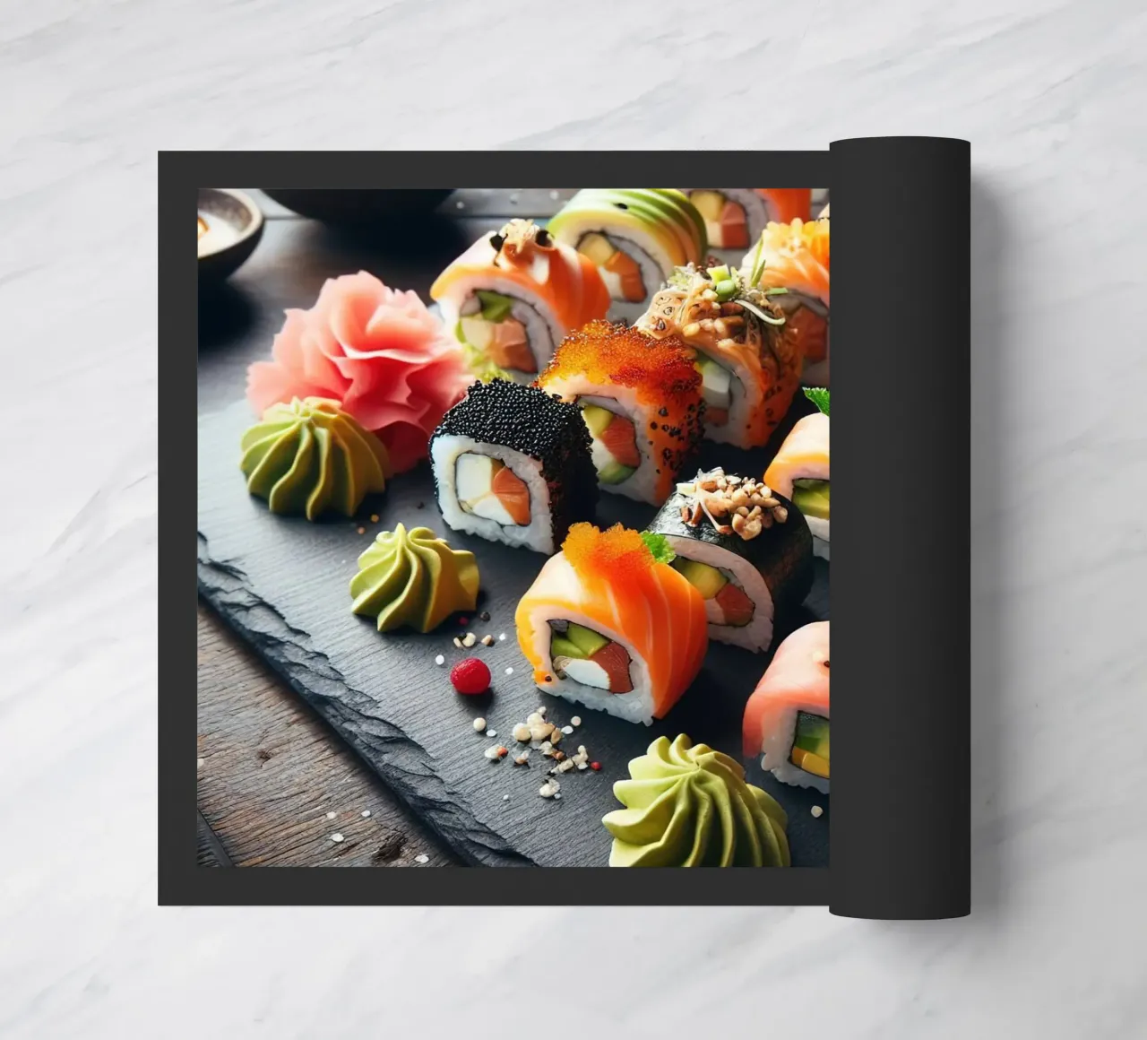 sushi zerbino da The tasty wall