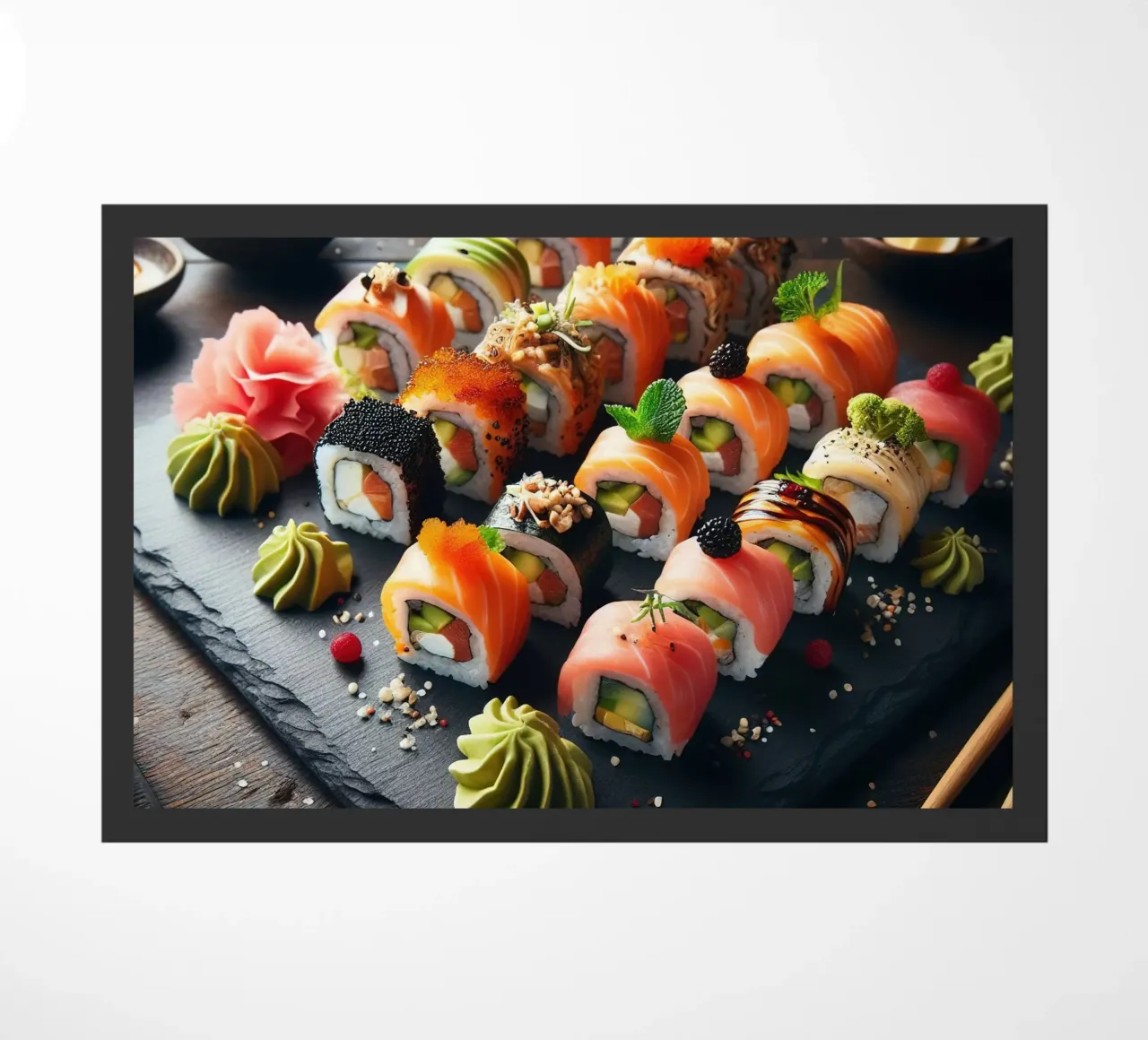 sushi zerbino da The tasty wall