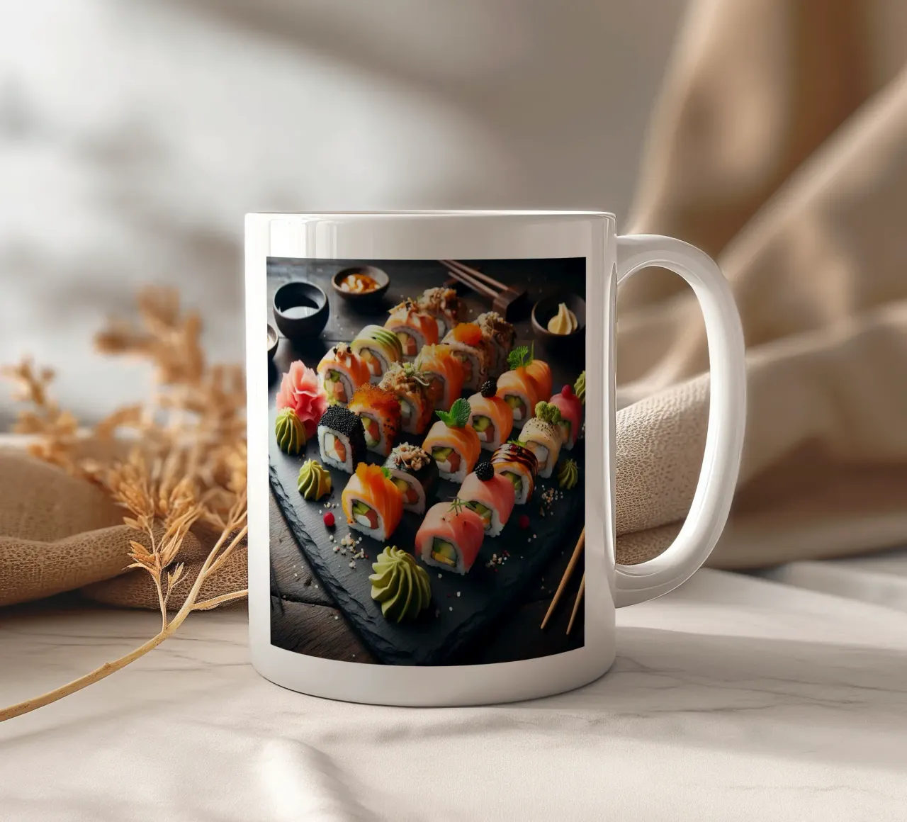 sushi tazza in ceramica da The tasty wall