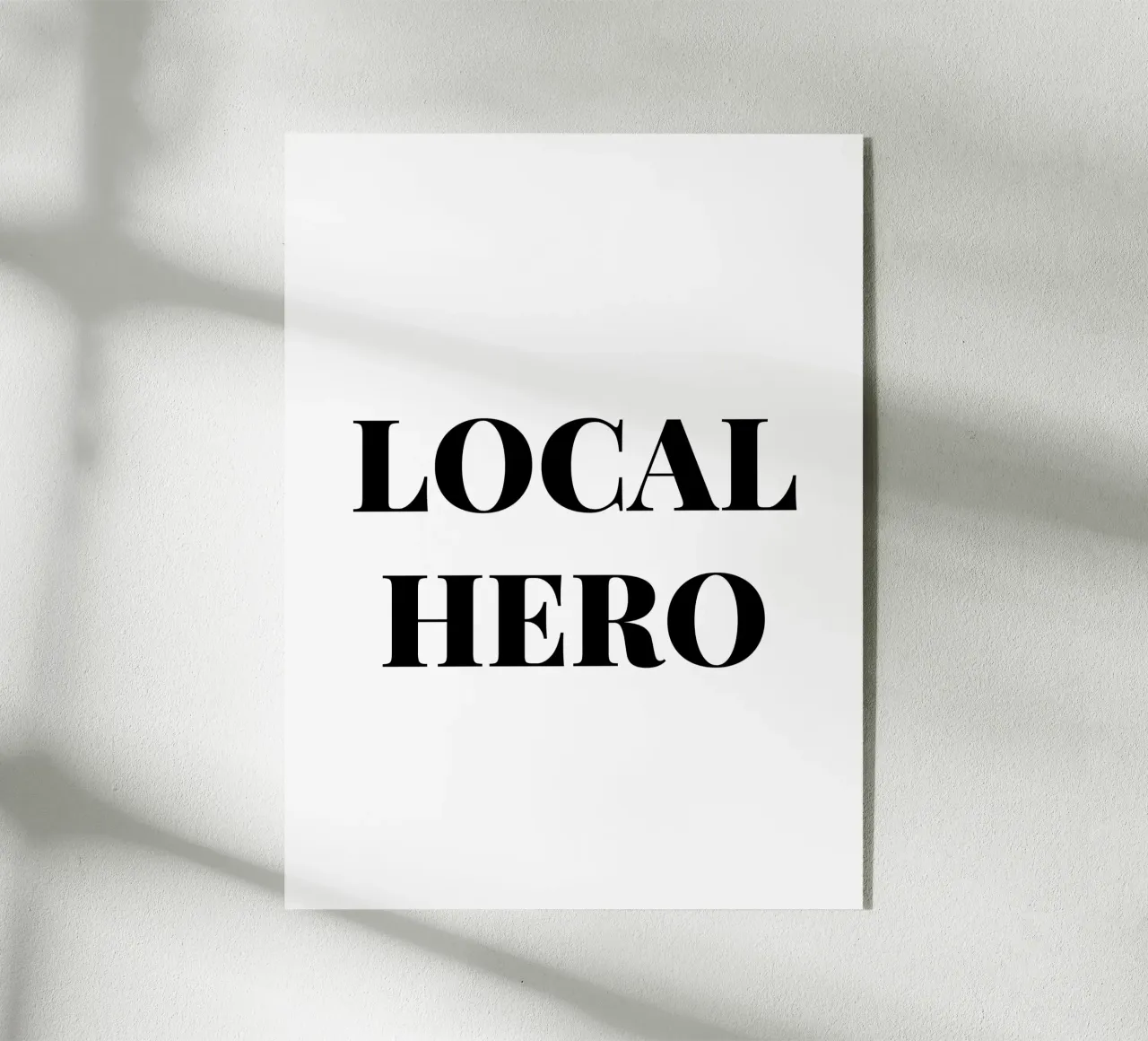 Local hero plexiglass da LucernePictures