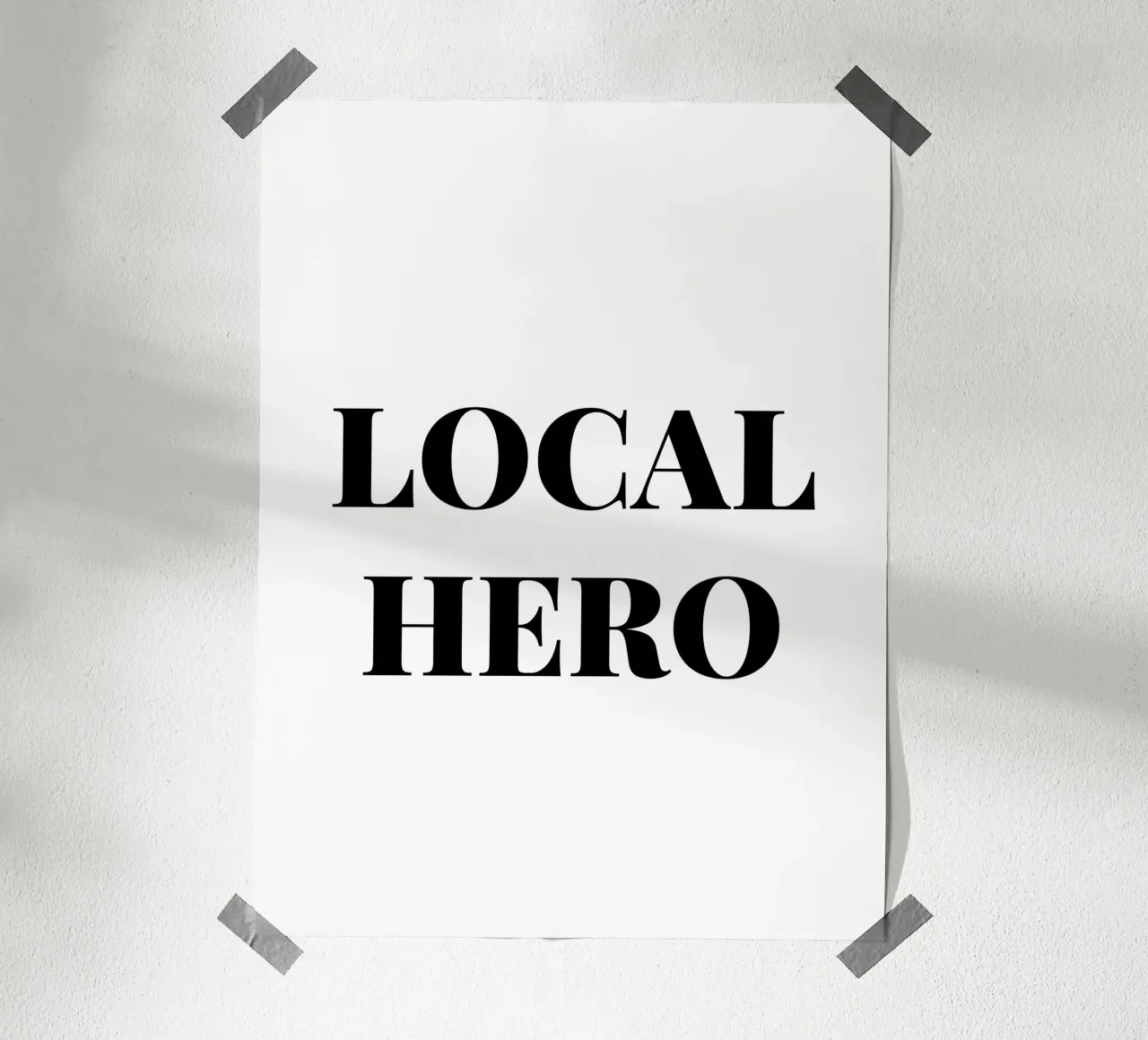 Local hero poster da LucernePictures