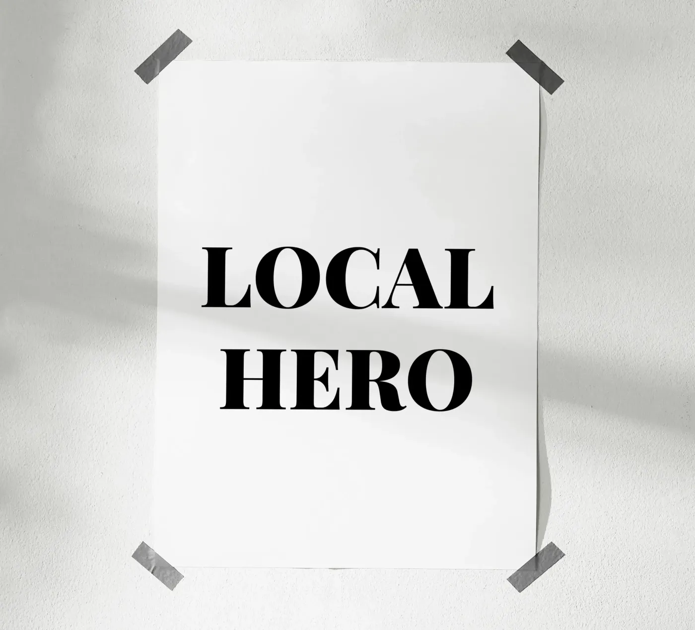 Local hero poster da LucernePictures