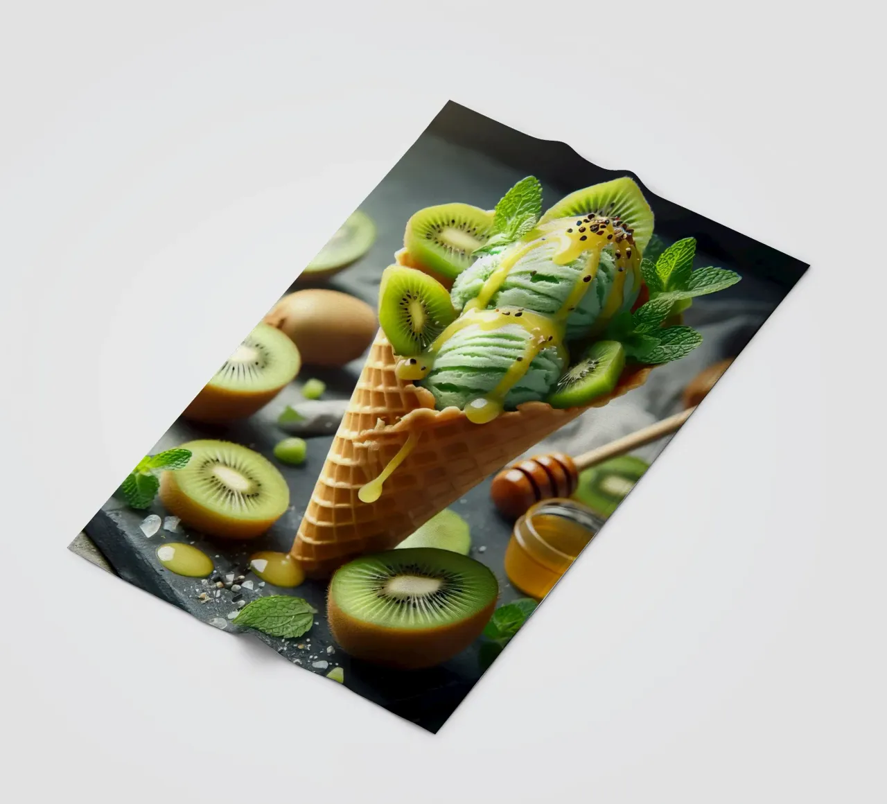 Kiwi ijs fleecedeken van 🥩 The tasty wall