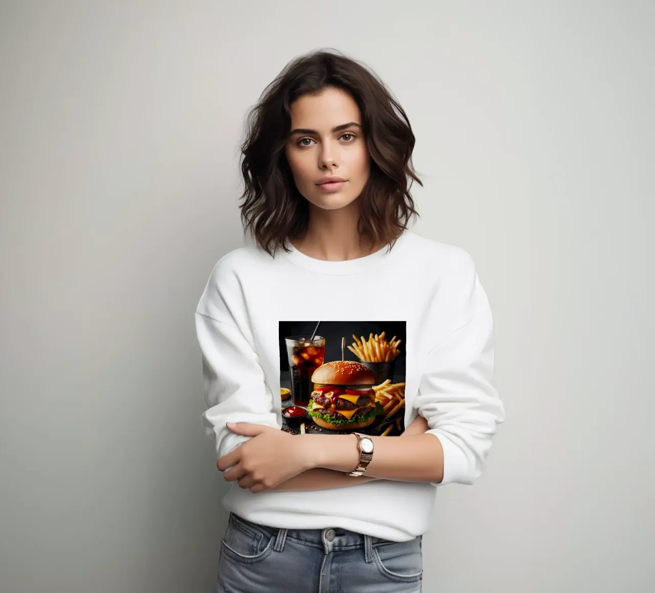 Cheeseburger felpa da The tasty wall