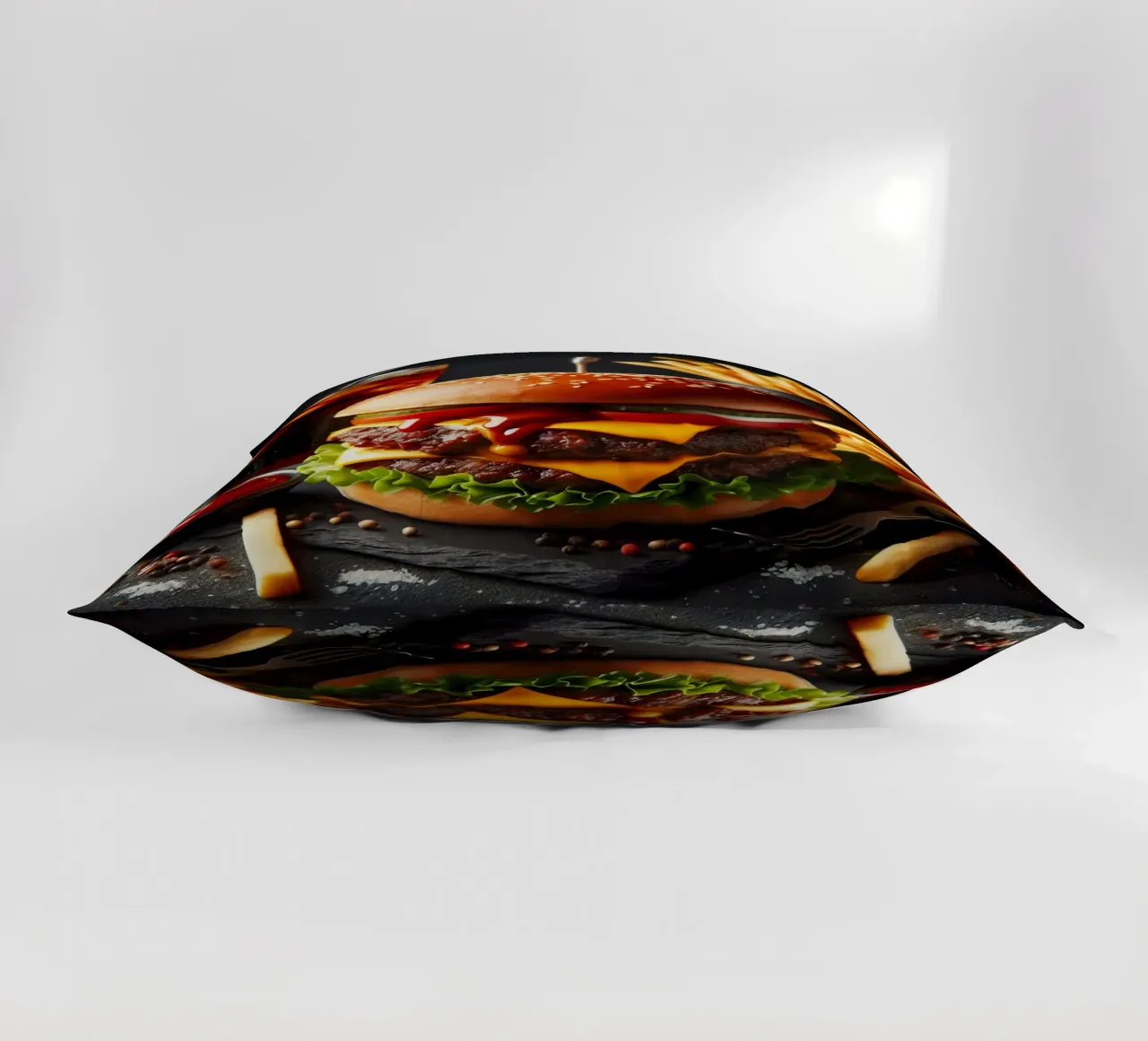 Cheeseburger cuscino da 🥩 The tasty wall