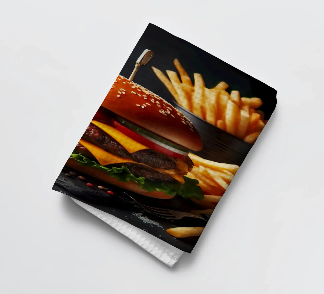 Cheeseburger canovaccio da cucina da 🥩 The tasty wall