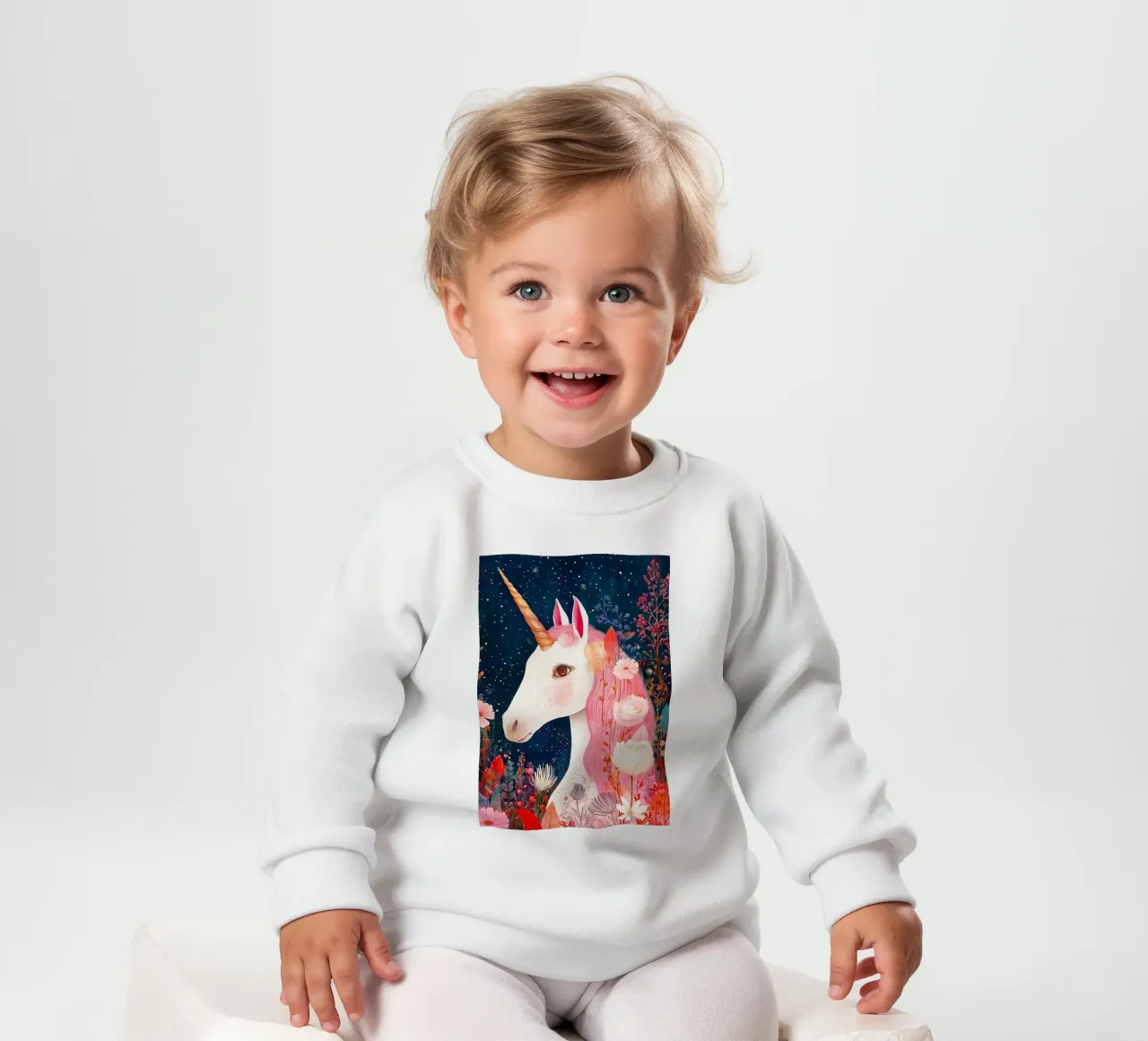 Unicorn felpa neonato da Justyna Jaszke JBJart