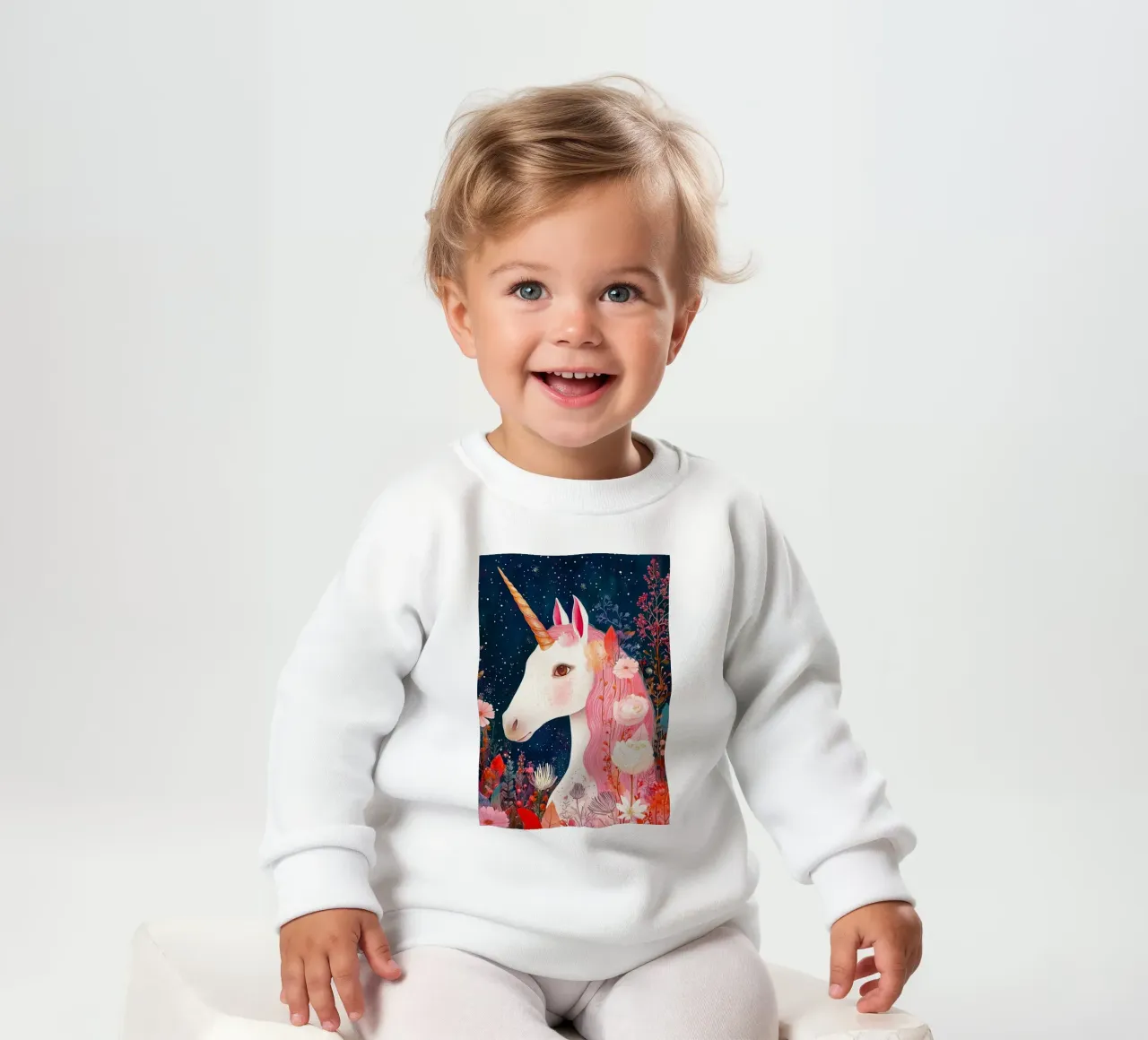 Unicorn felpa neonato da Justyna Jaszke JBJart