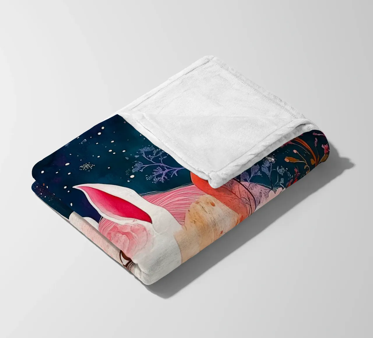Unicorn coperta in pile da Justyna Jaszke JBJart