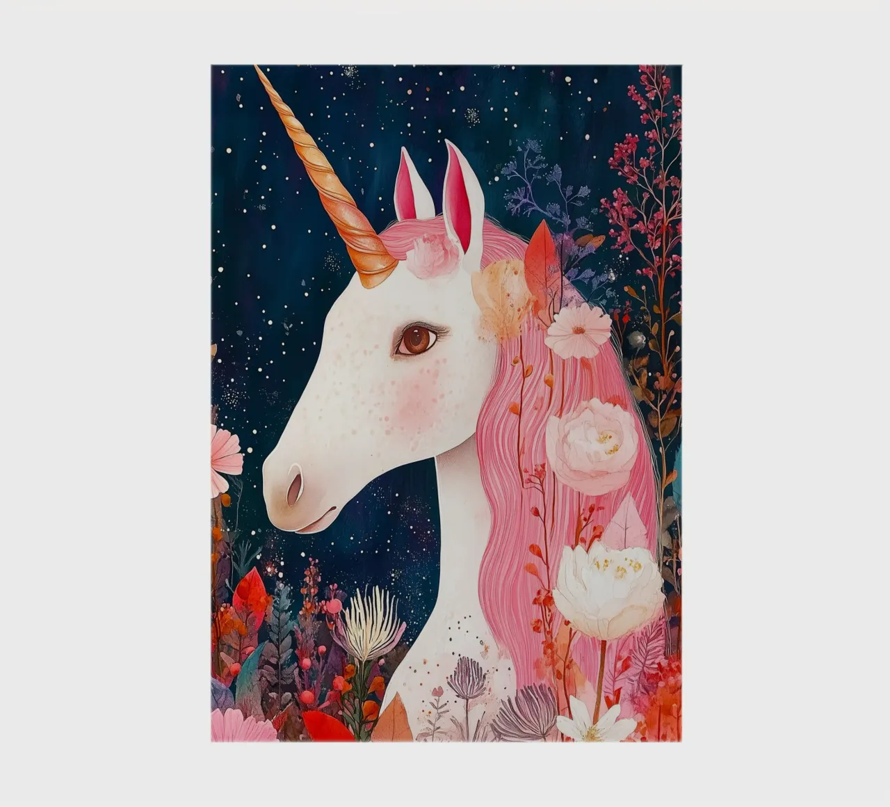 Unicorn notebook by Justyna Jaszke JBJart