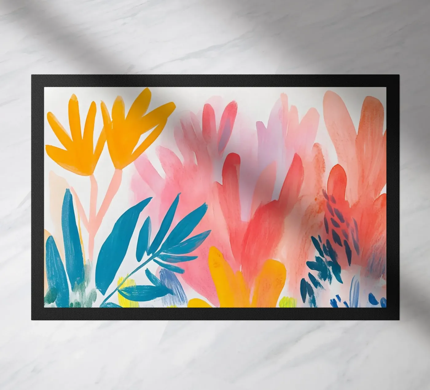 Foliage doormat by LisaArtes