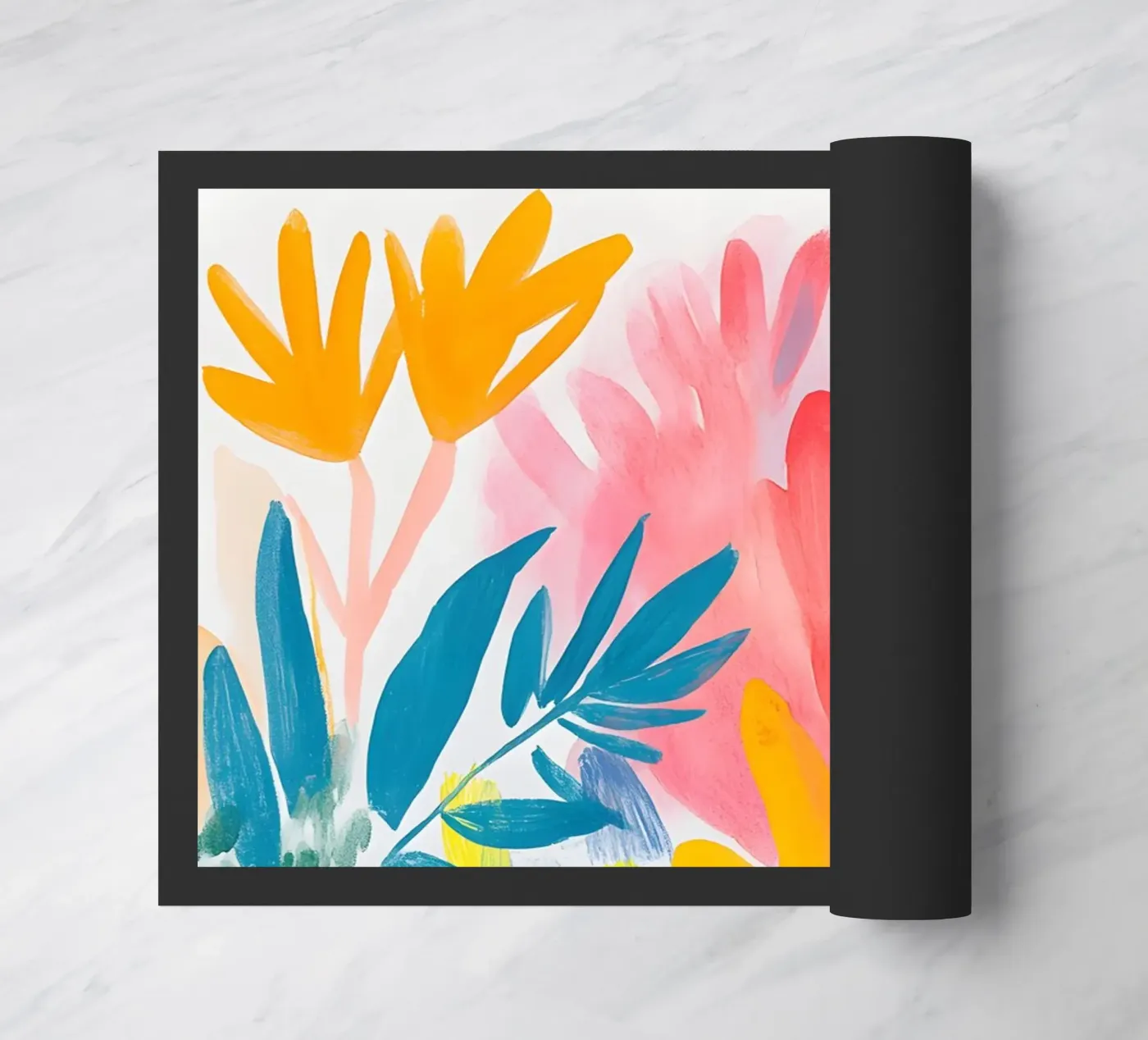 Foliage doormat by LisaArtes