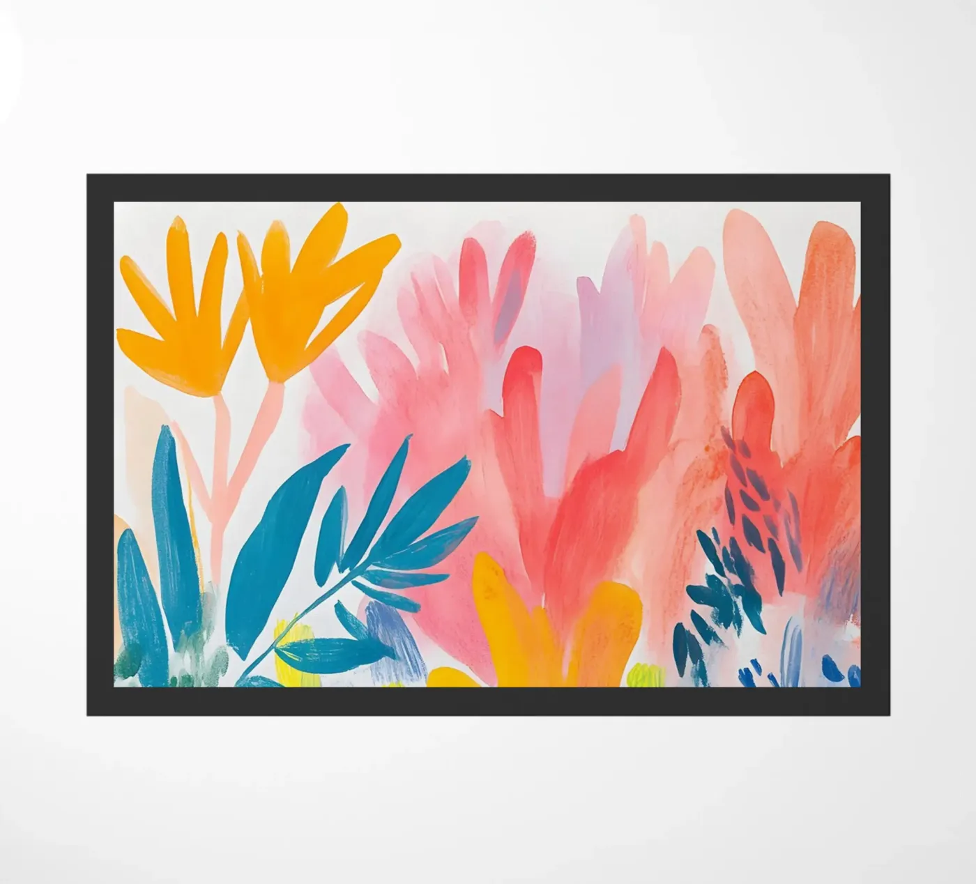 Foliage doormat by LisaArtes