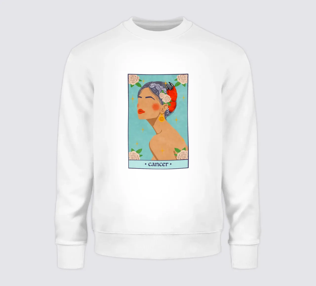 Cancer -Zodiac Sign sweatshirt by Illustration Raissa Oltmanns