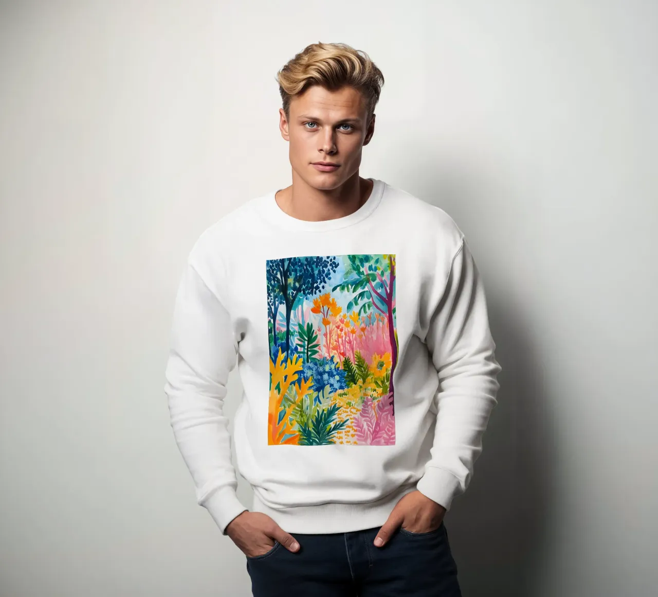 Forest colorful felpa da LisaArtes