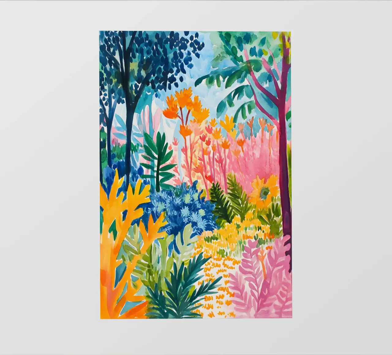 Forest colorful telo in pvc da LisaArtes