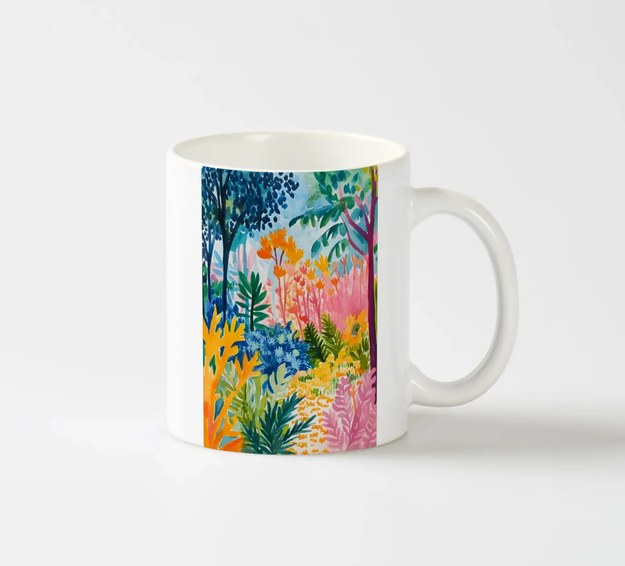 Forest colorful tazza in ceramica da LisaArtes