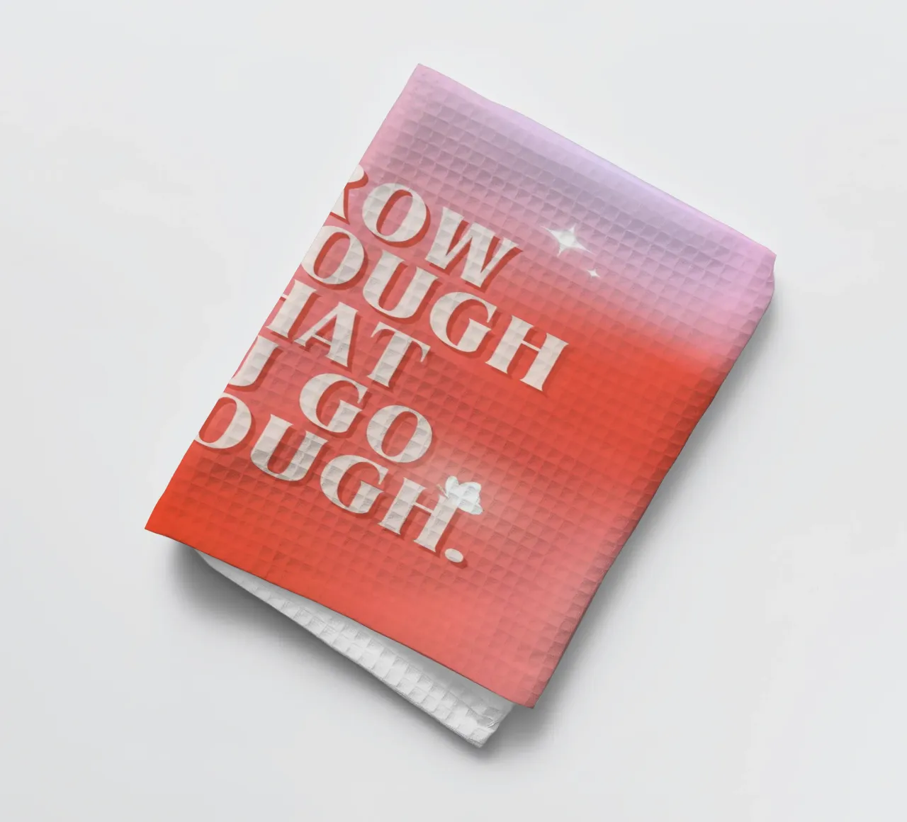 Papillon "Grow Through" - Motivational Aura Gradient Pr torchon de NorwesClub