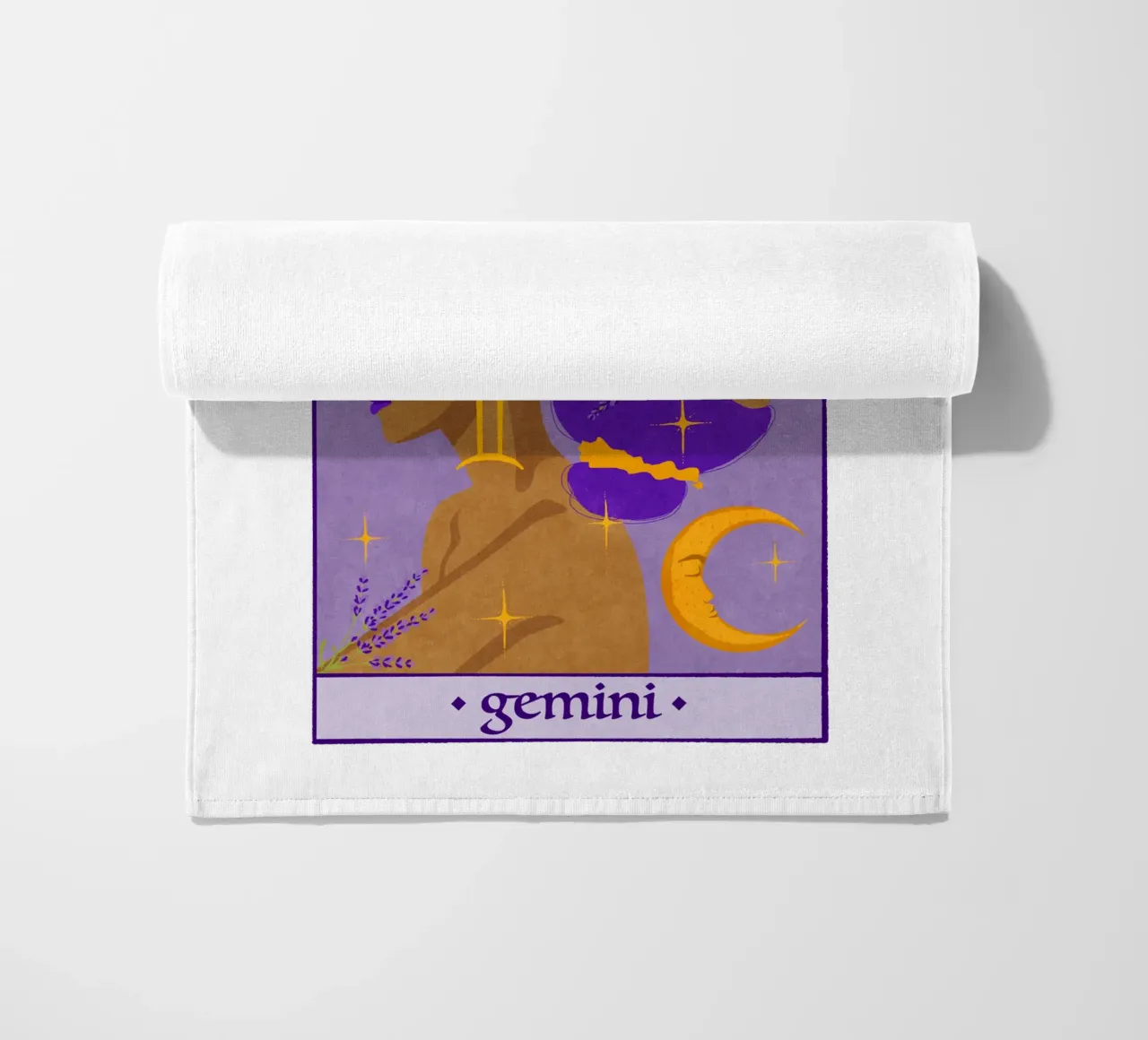 Gemelli - Segno zodiacale telo mare da Illustration Raissa Oltmanns