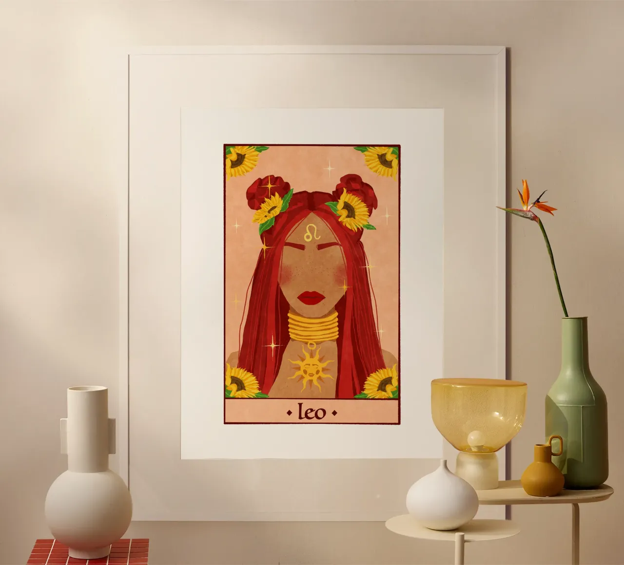 Leone - Segno zodiacale poster da Illustration Raissa Oltmanns