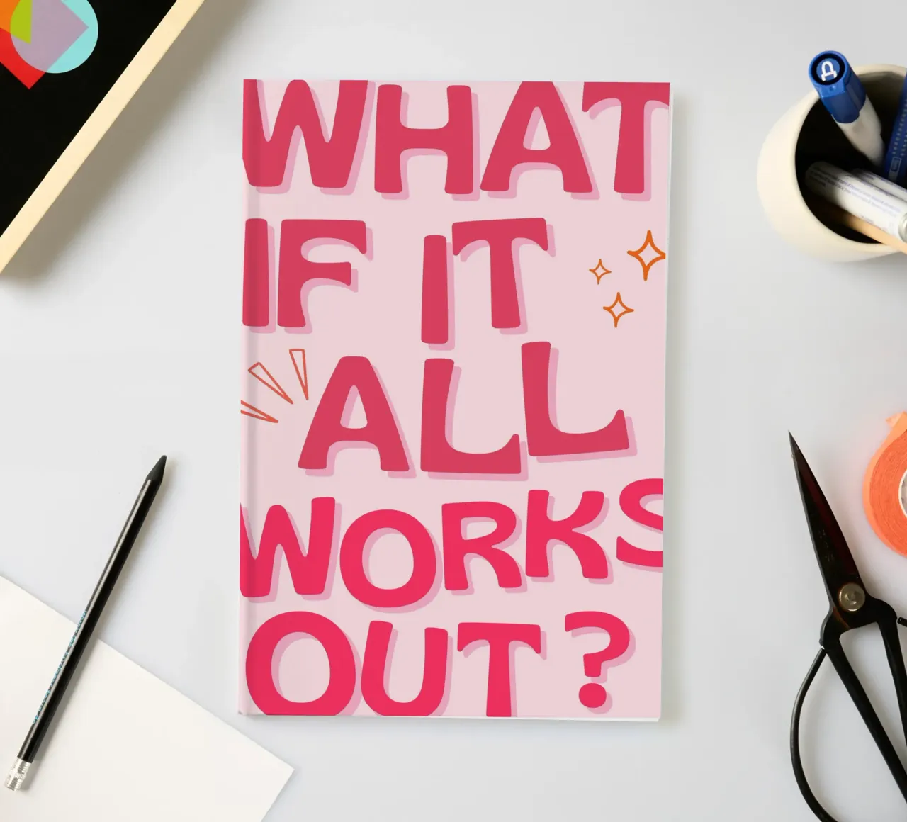 "Le monde est en train de changer..." Citation positive Art rose carnet de notes de NorwesClub