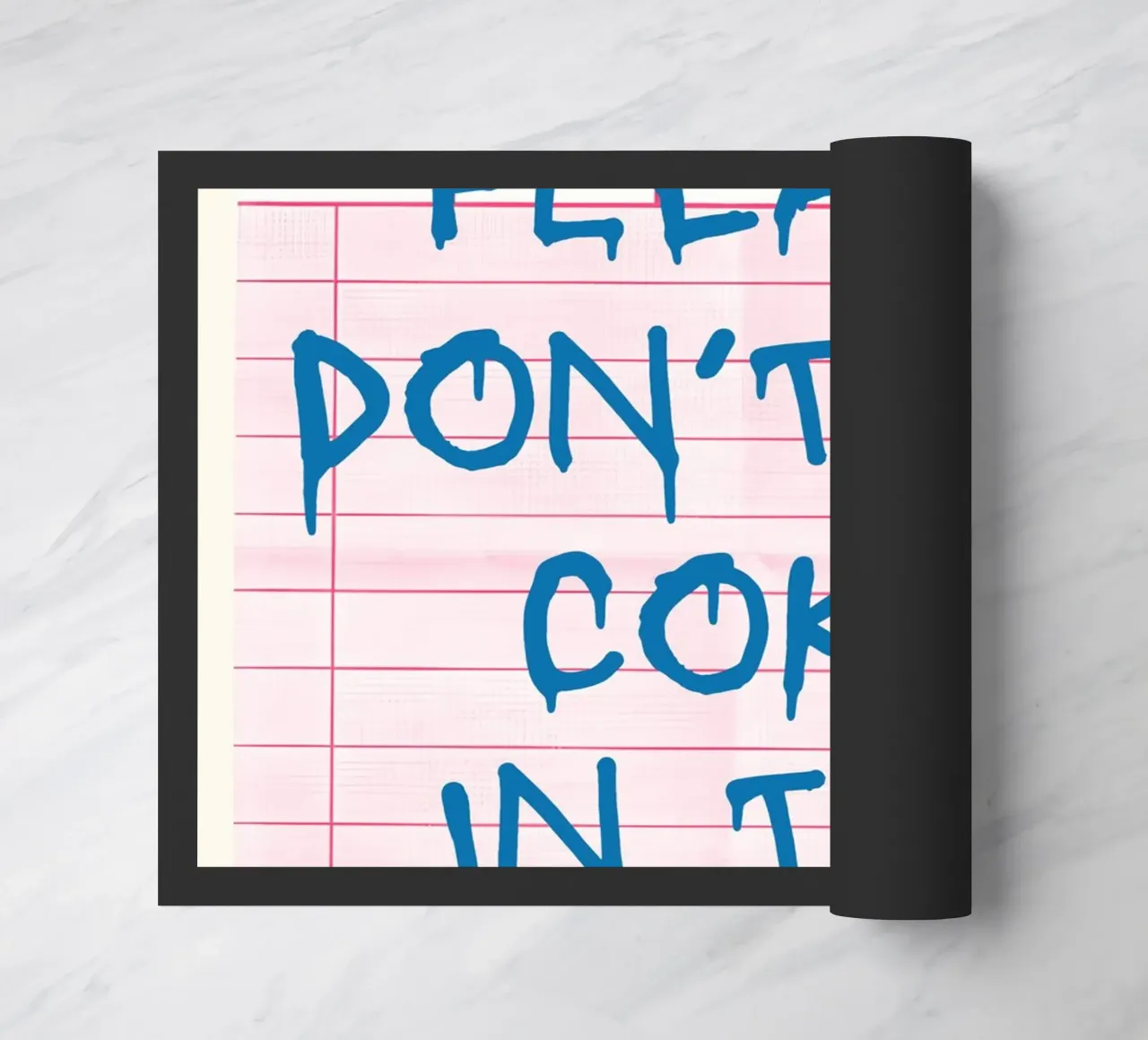 "Please Don't Do Coke" (per favore, non fatevi di Coca) - Arte umoristica per il bagno P zerbino da NorwesClub