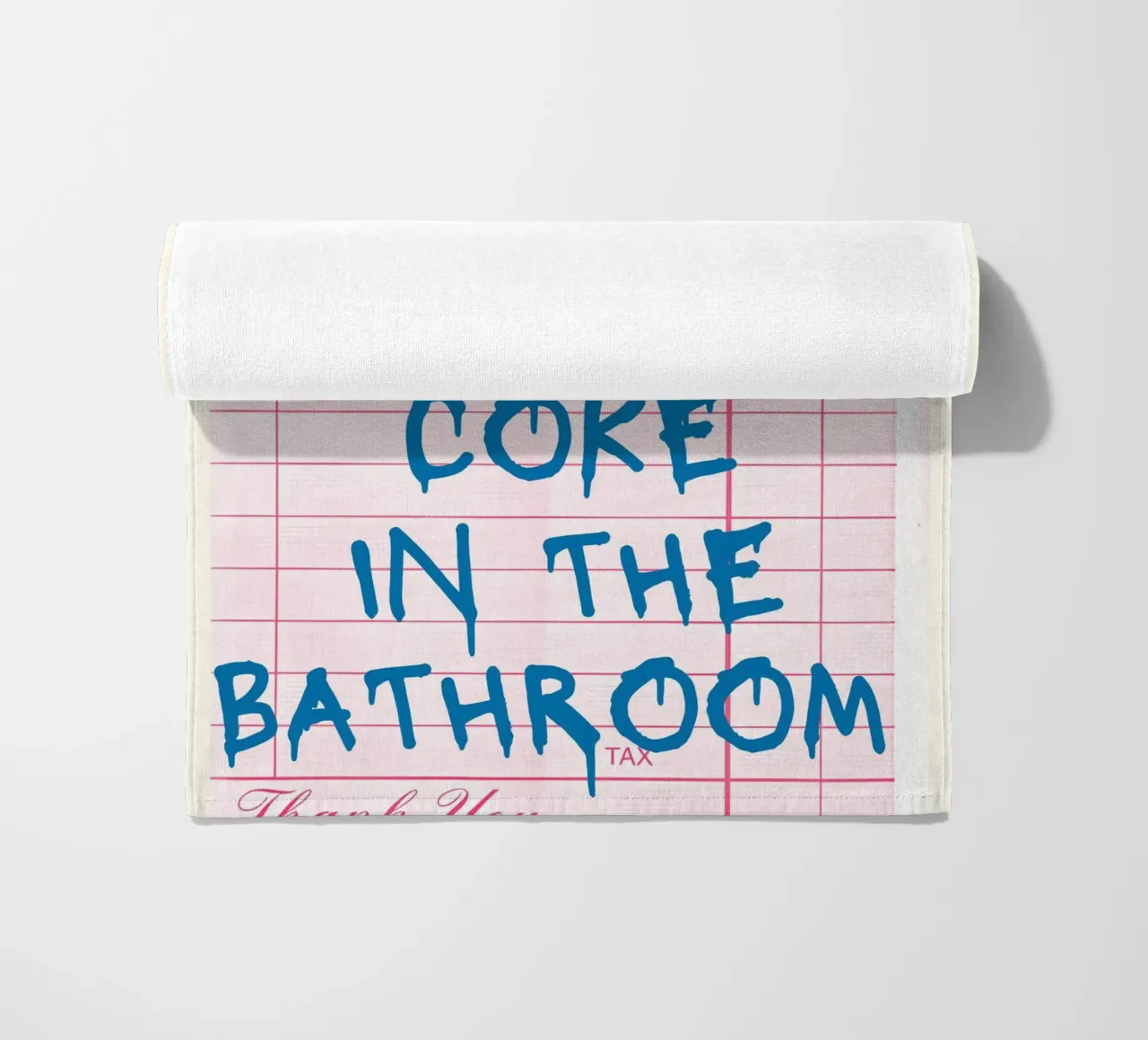 "Please Don't Do Coke" (per favore, non fatevi di Coca) - Arte umoristica per il bagno P telo mare da NorwesClub