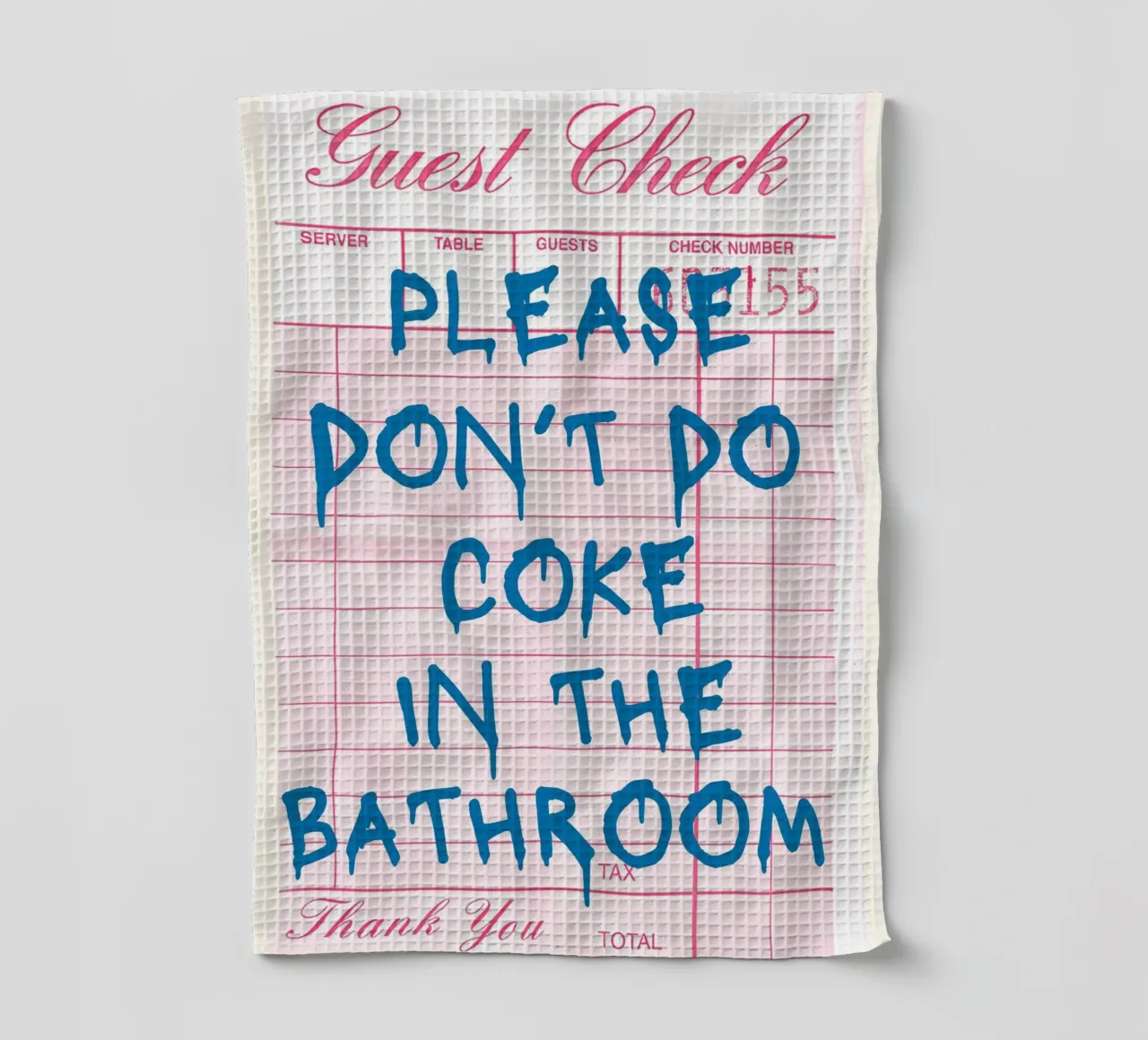 "Please Don't Do Coke" (per favore, non fatevi di Coca) - Arte umoristica per il bagno P canovaccio da cucina da NorwesClub