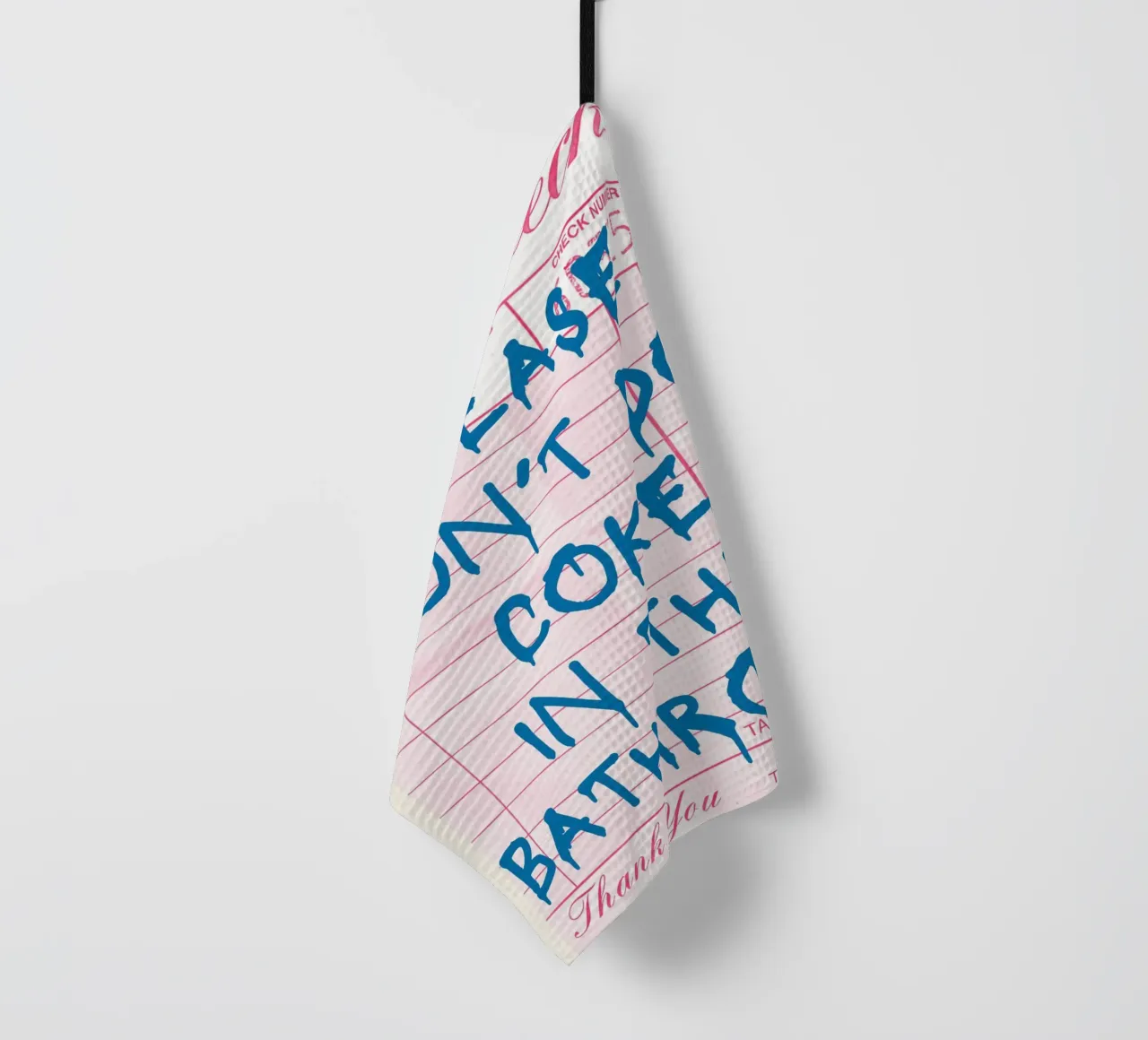 "Please Don't Do Coke" (per favore, non fatevi di Coca) - Arte umoristica per il bagno P canovaccio da cucina da NorwesClub