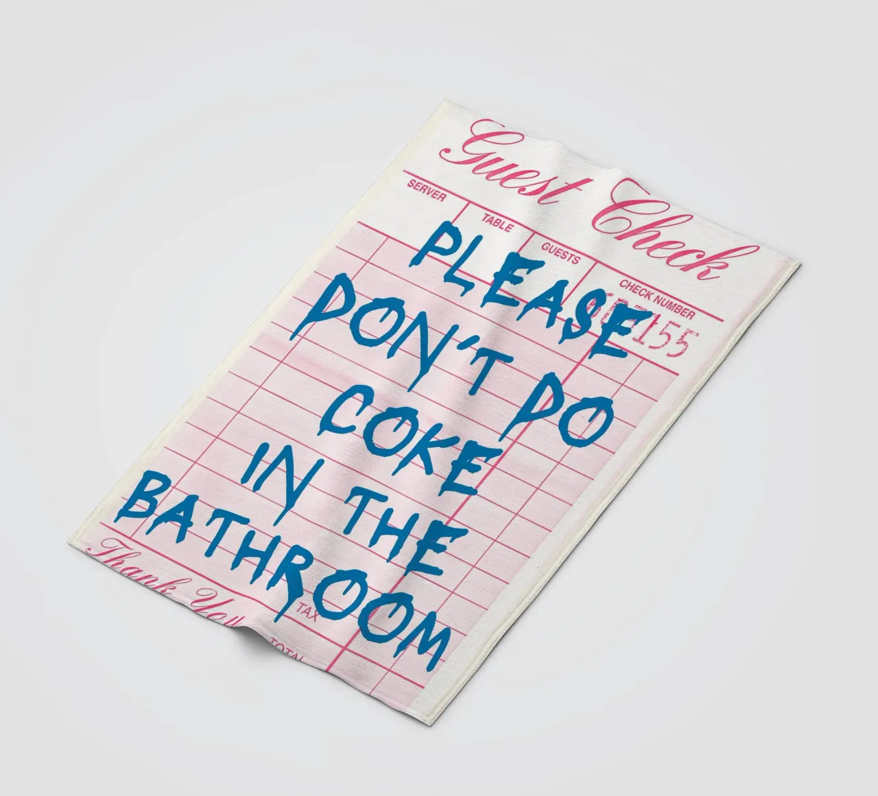 "Please Don't Do Coke" (per favore, non fatevi di Coca) - Arte umoristica per il bagno P coperta in pile da NorwesClub