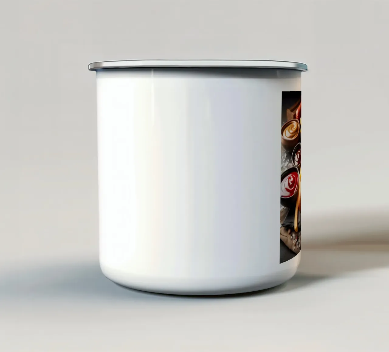 Hot dog tazza in smalto da The tasty wall