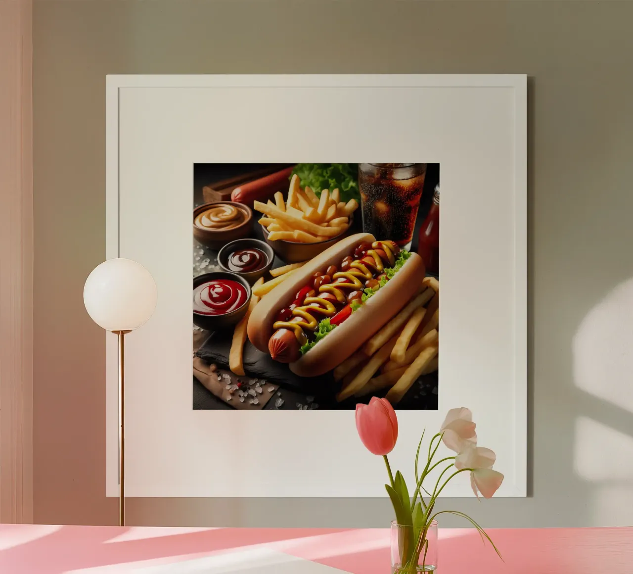 Hot dog poster da 🥩 The tasty wall