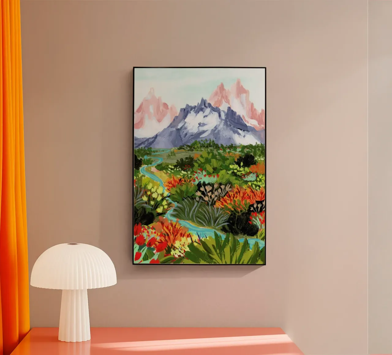 Autumn Mountains plexiglass da Sarah Gesek