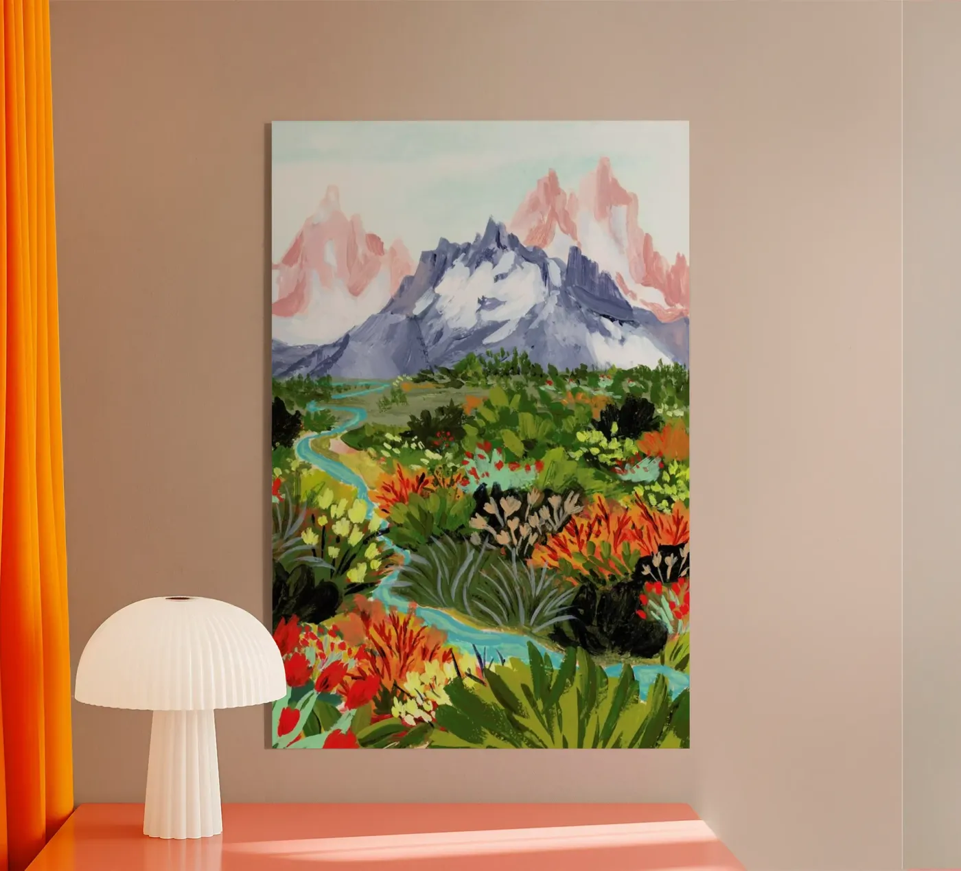 Autumn Mountains plexiglass da Sarah Gesek