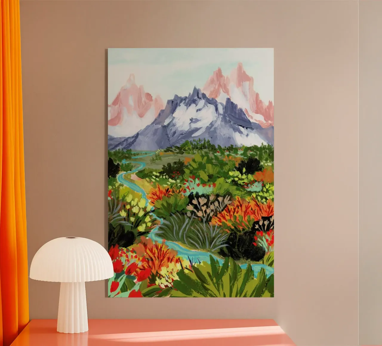 Autumn Mountains plexiglass da Sarah Gesek